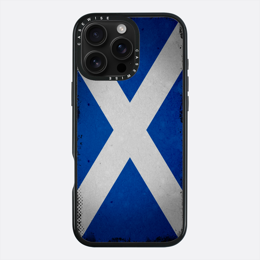 Szkocka flaga grunge - Etui