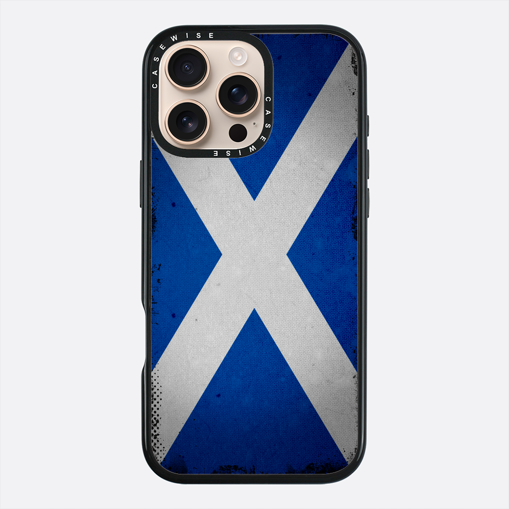 Szkocka flaga grunge - Etui