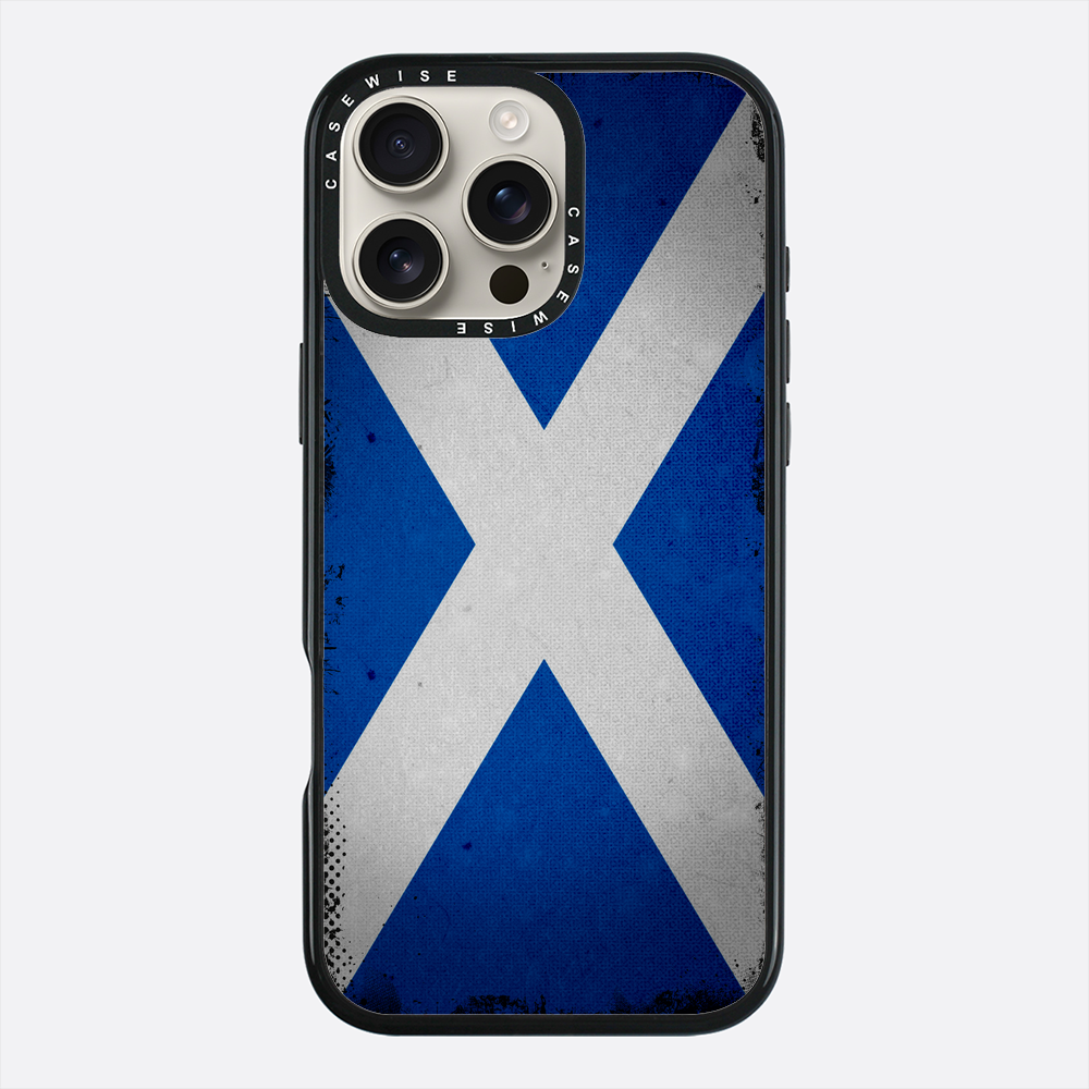 Szkocka flaga grunge - Etui