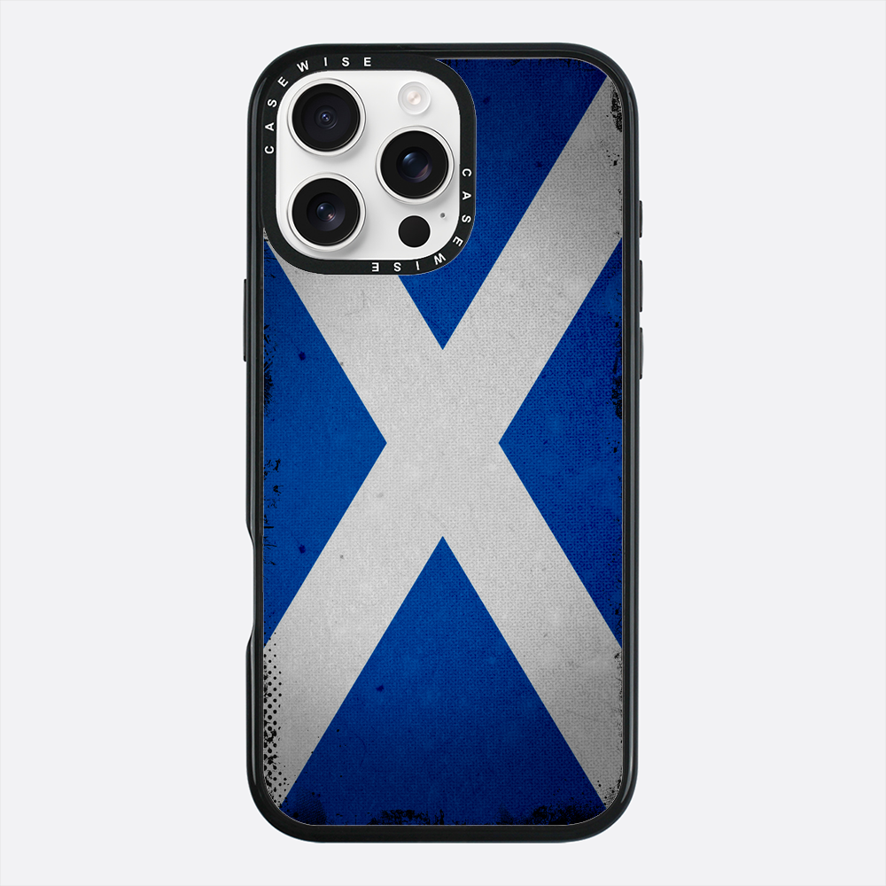 Szkocka flaga grunge - Etui