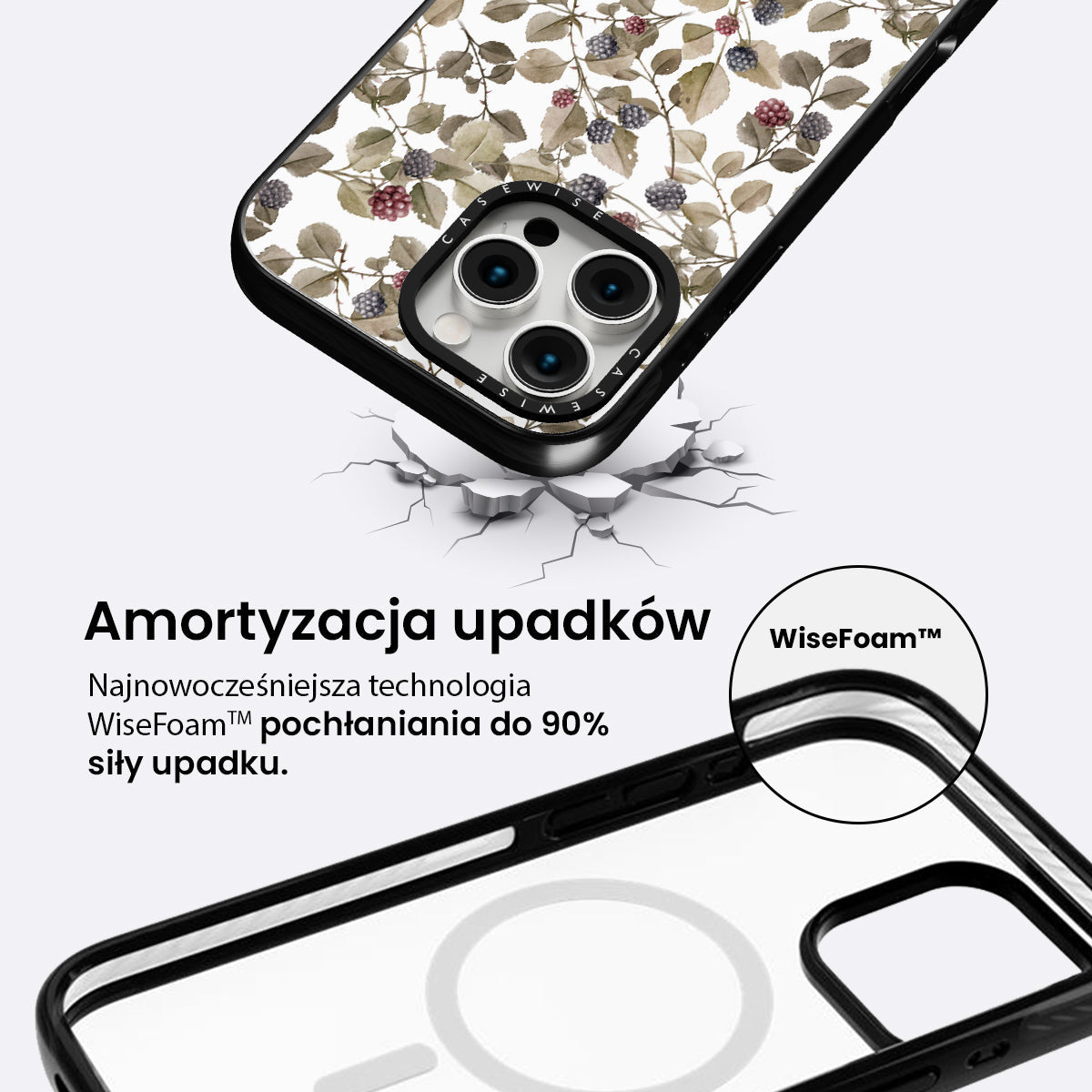 Jeżyny (white) - Etui