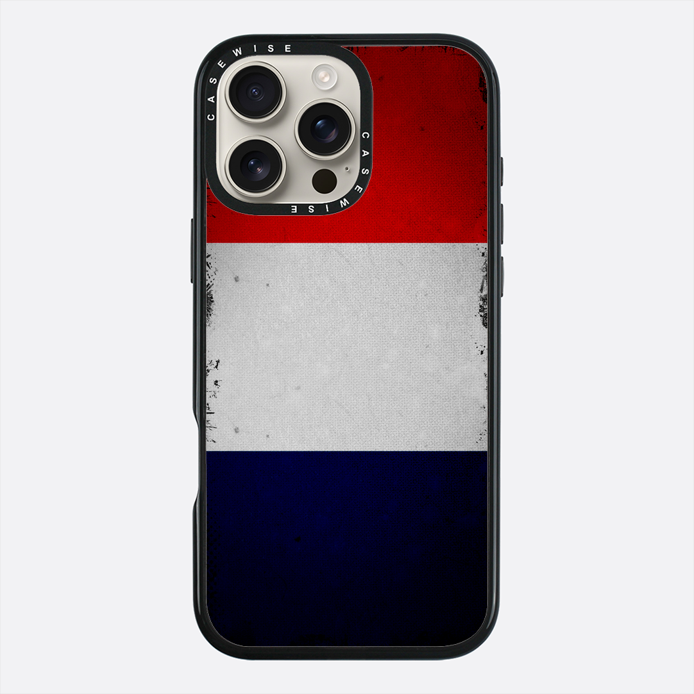 Francja Grunge Flaga - Etui