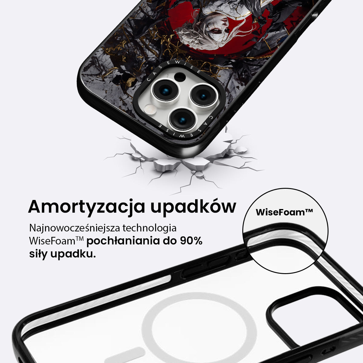Złota Księżniczka Marmurowa Dama - Etui