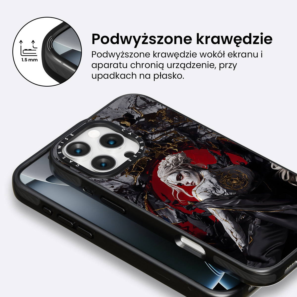 Złota Księżniczka Marmurowa Dama - Etui