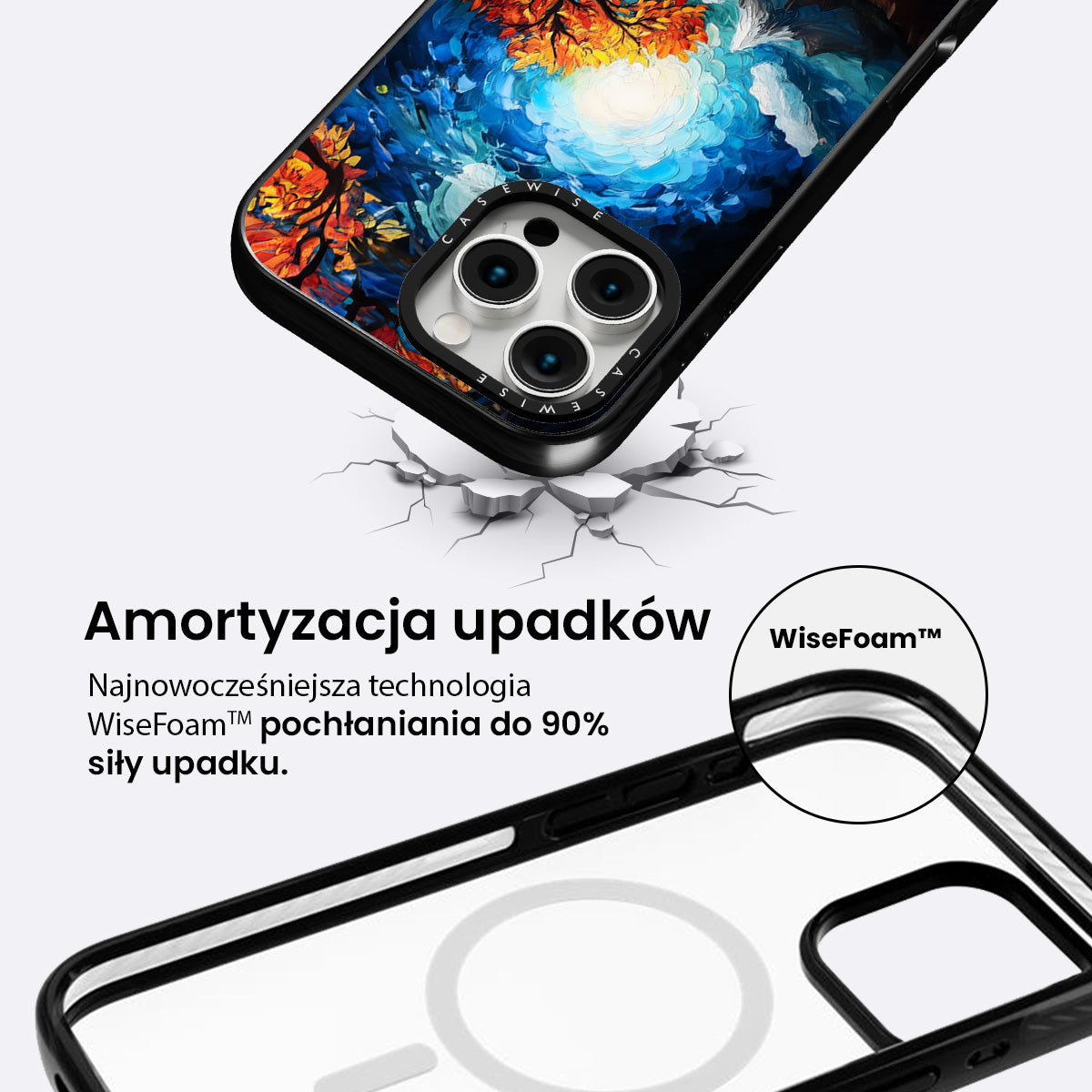 Drzewo w sierpniu obraz olejny - Etui