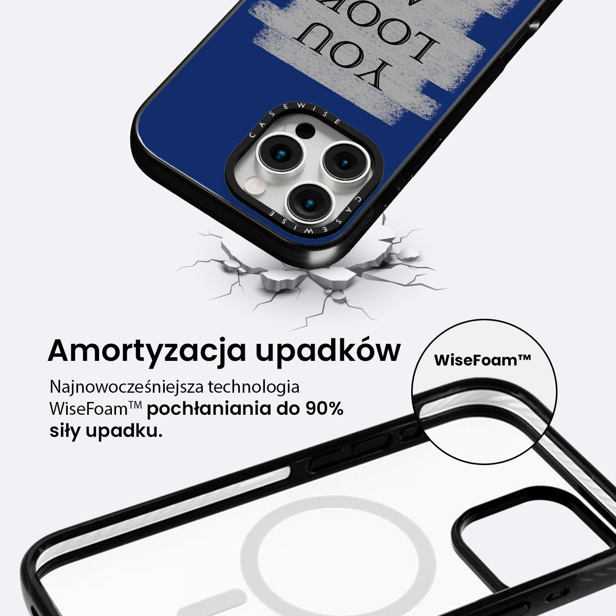 Napis Patrzysz Na Króla - Etui
