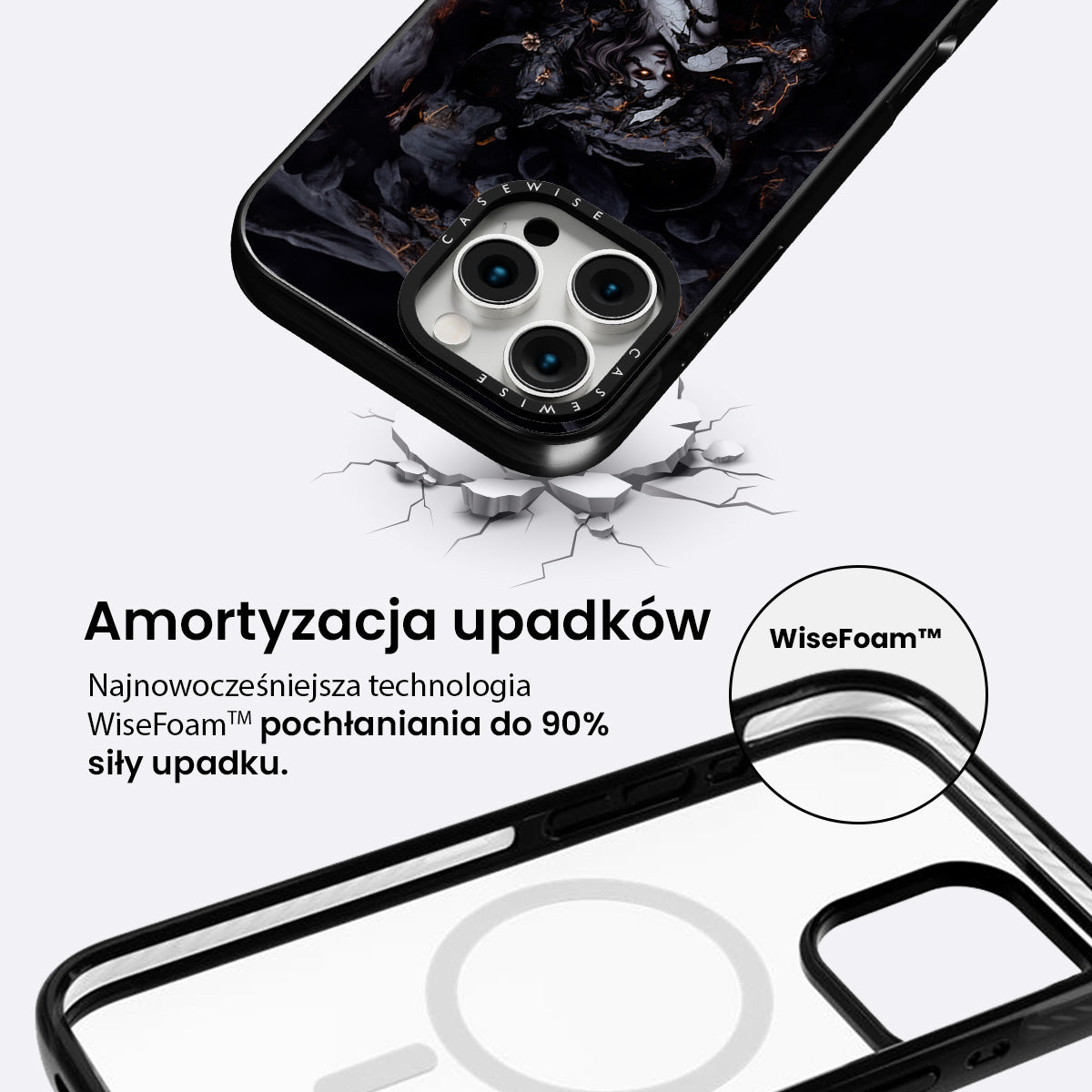 Gotycka Marmurowa Królowa - Etui