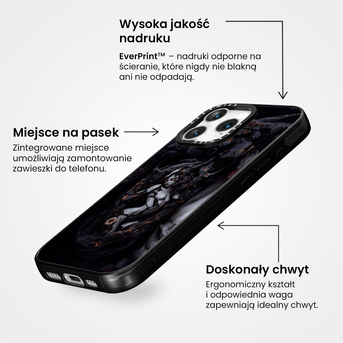 Gotycka Marmurowa Królowa - Etui