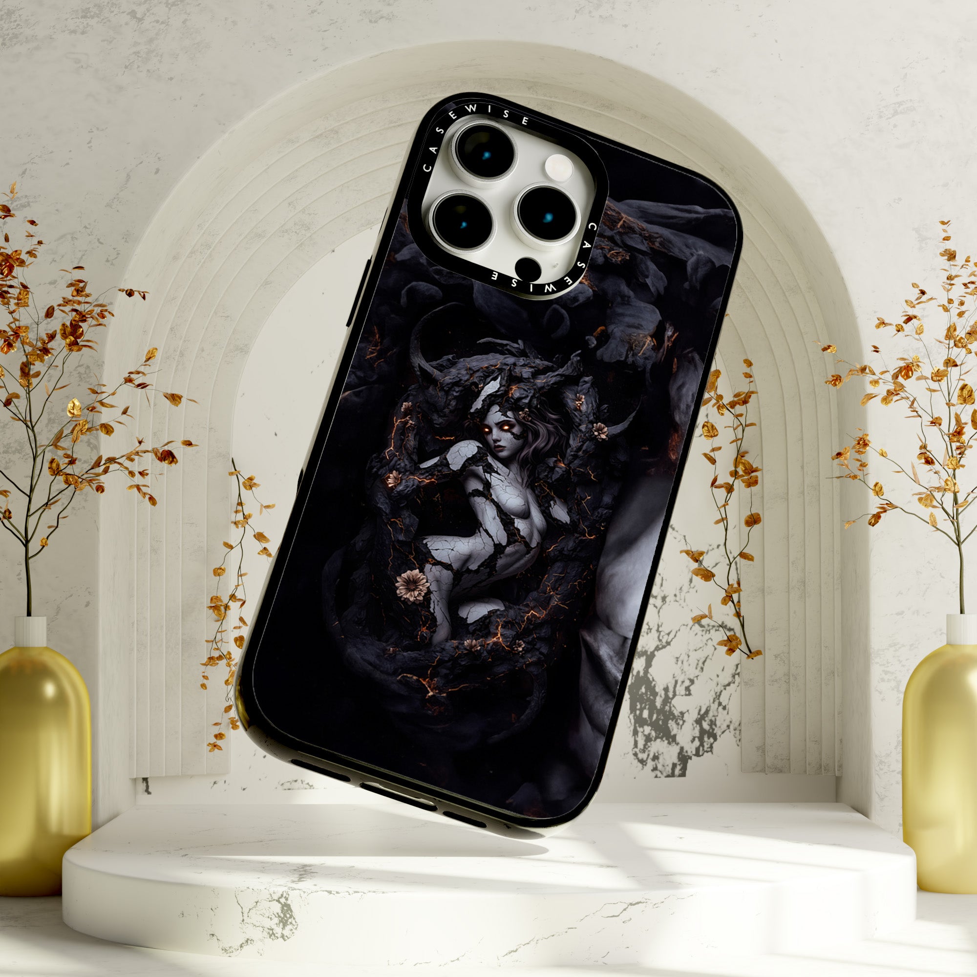 Gotycka Marmurowa Królowa - Etui