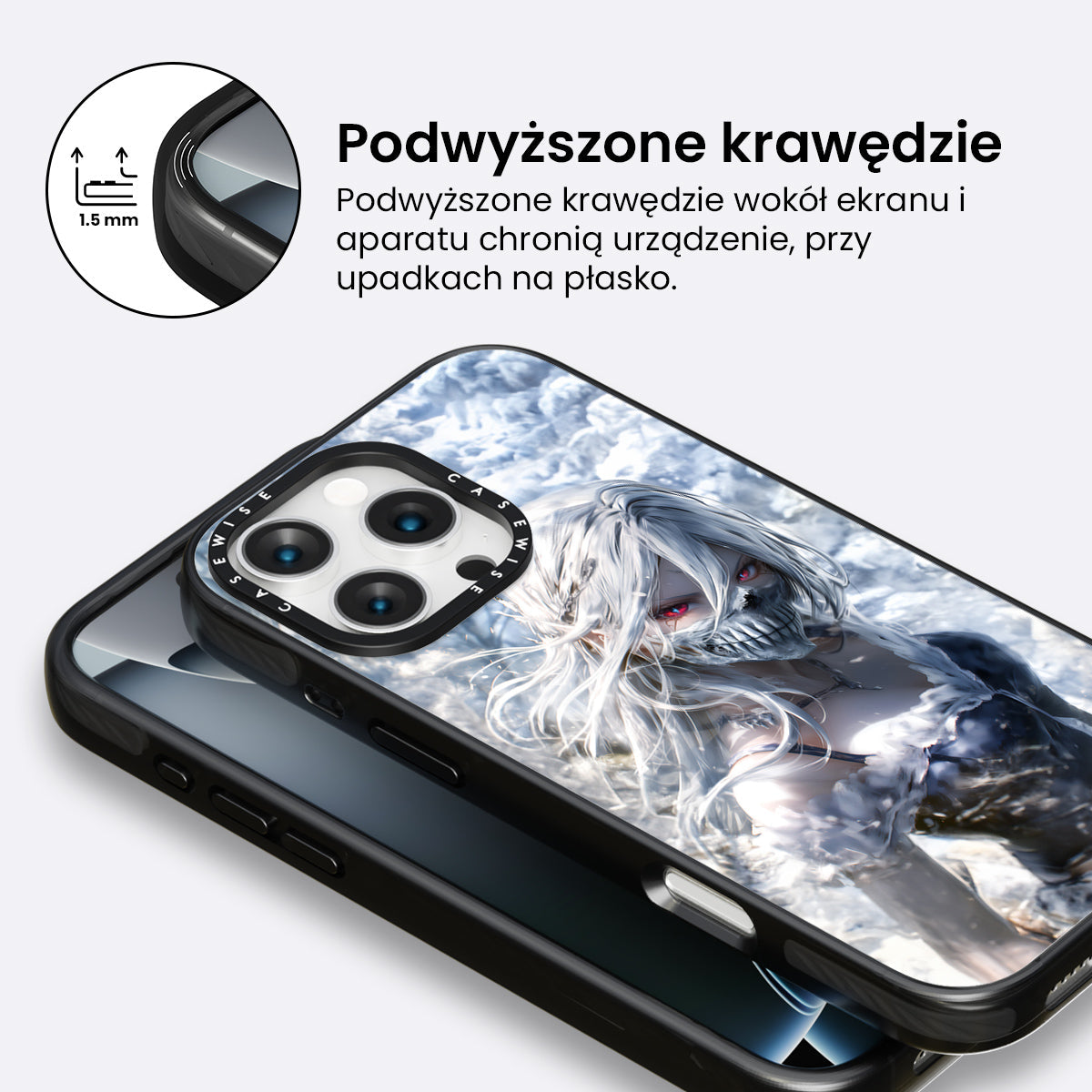 Snow Death Gothic Anime Girl - Etui