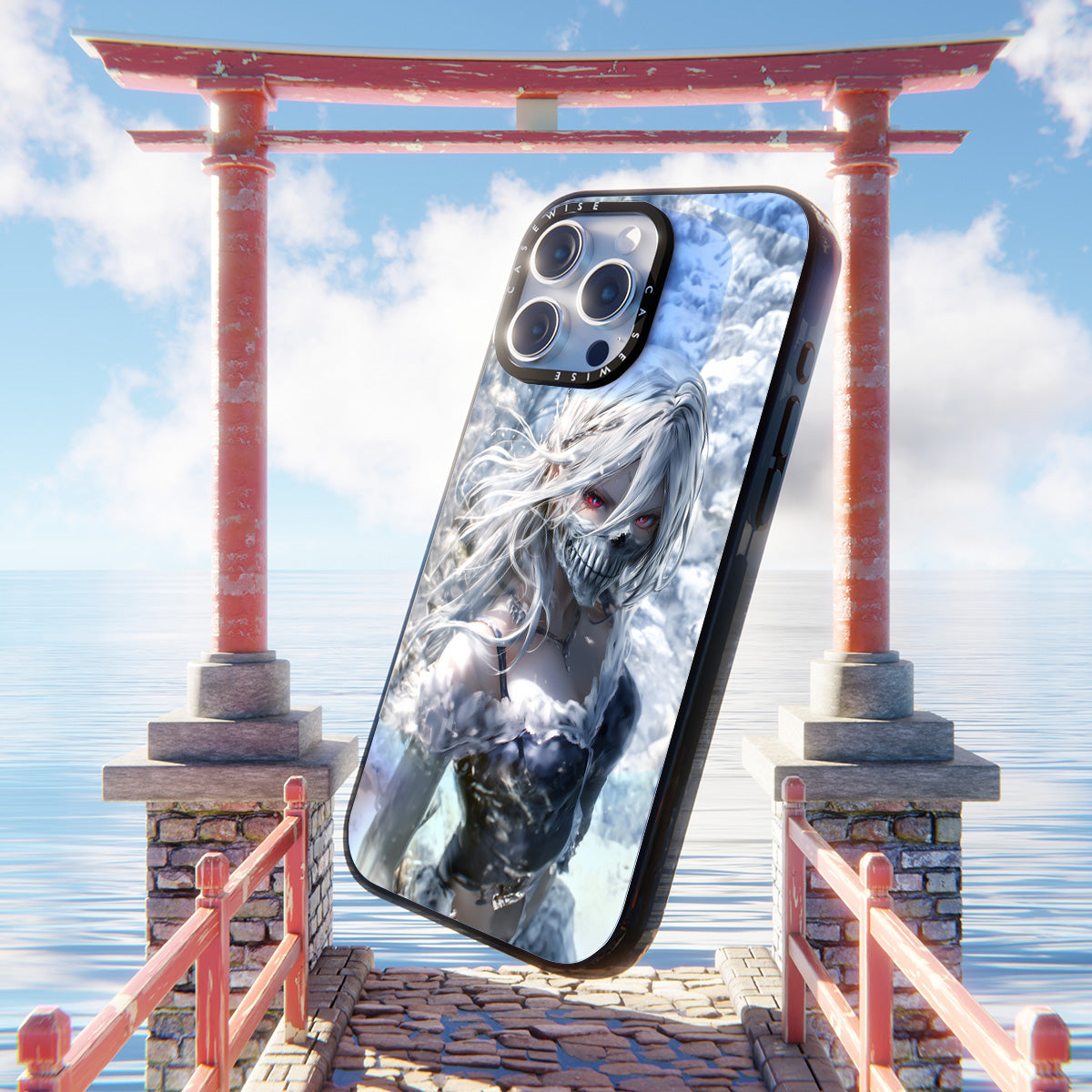 Snow Death Gothic Anime Girl - Etui