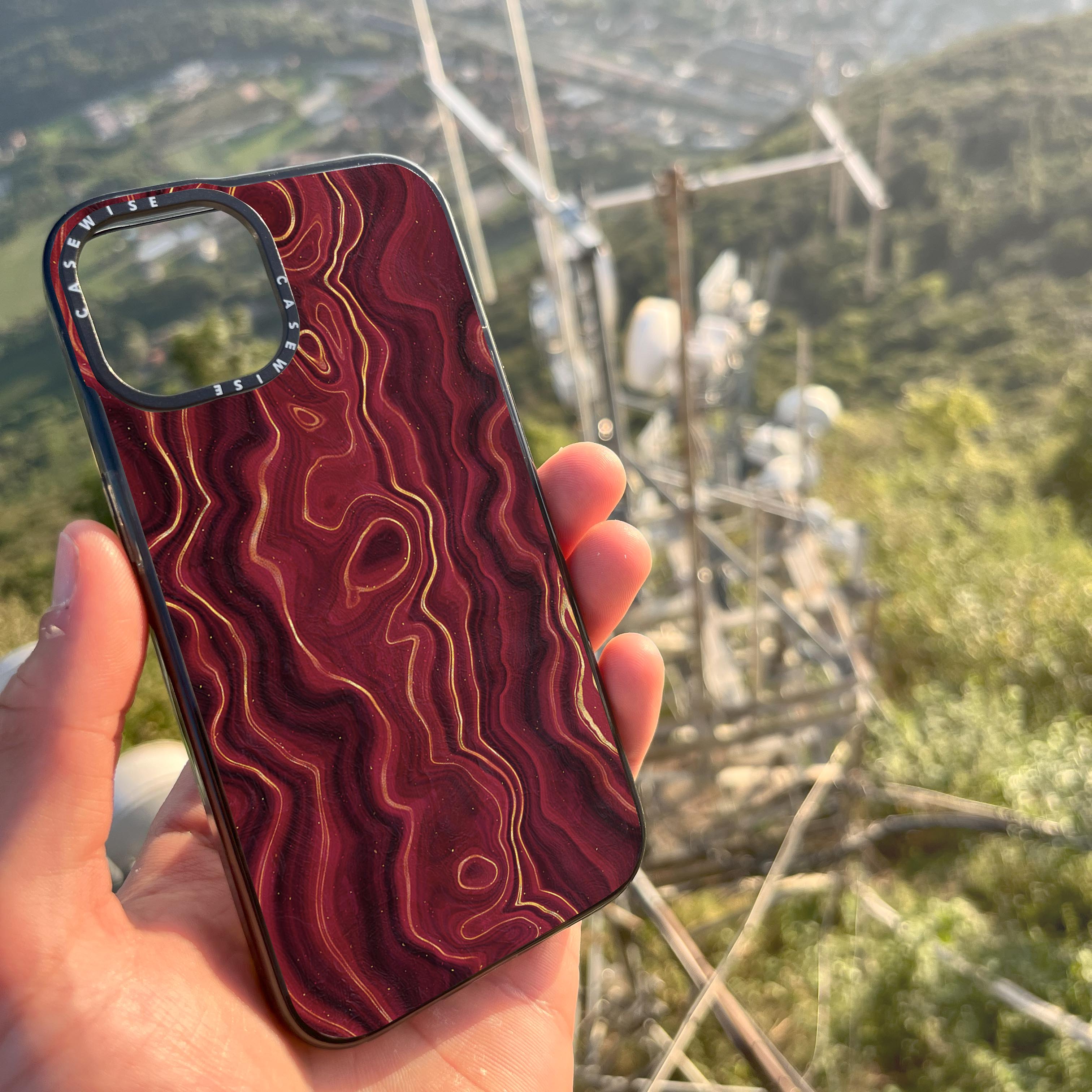 Red Agate Texture 01 - Etui