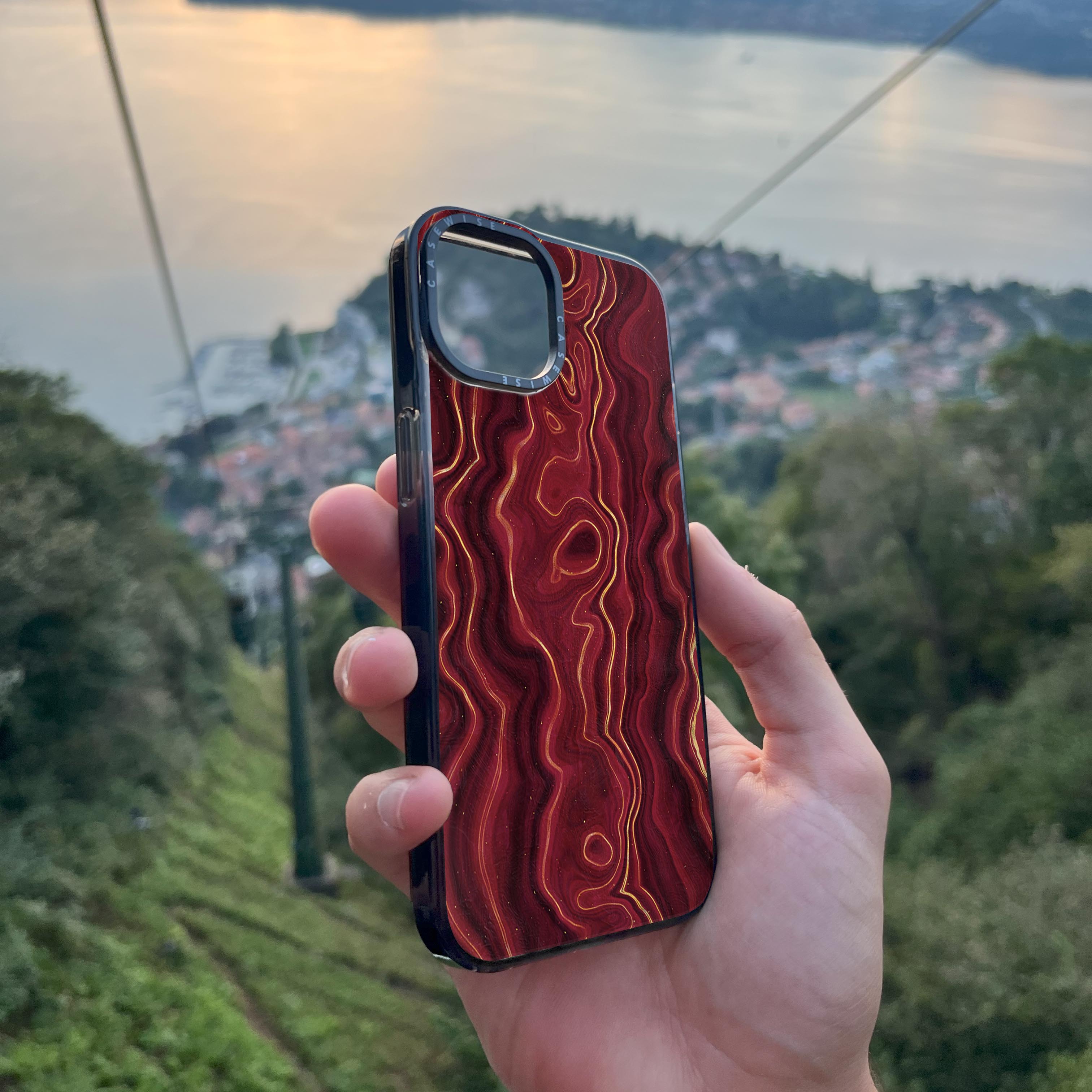 Red Agate Texture 01 - Etui