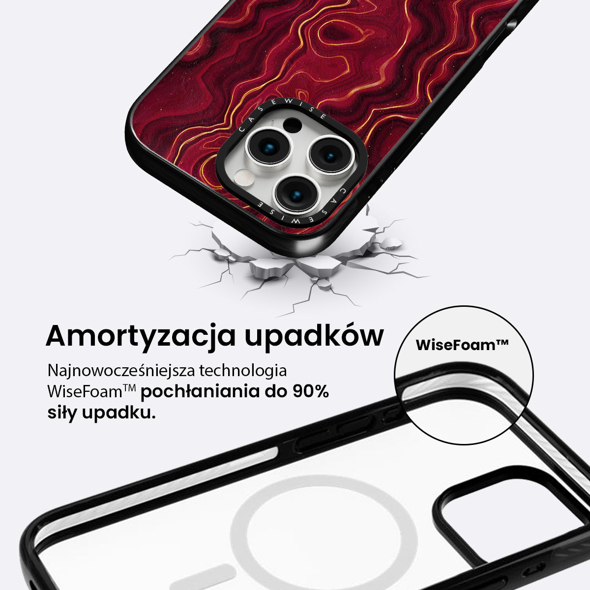 Red Agate Texture 01 - Etui
