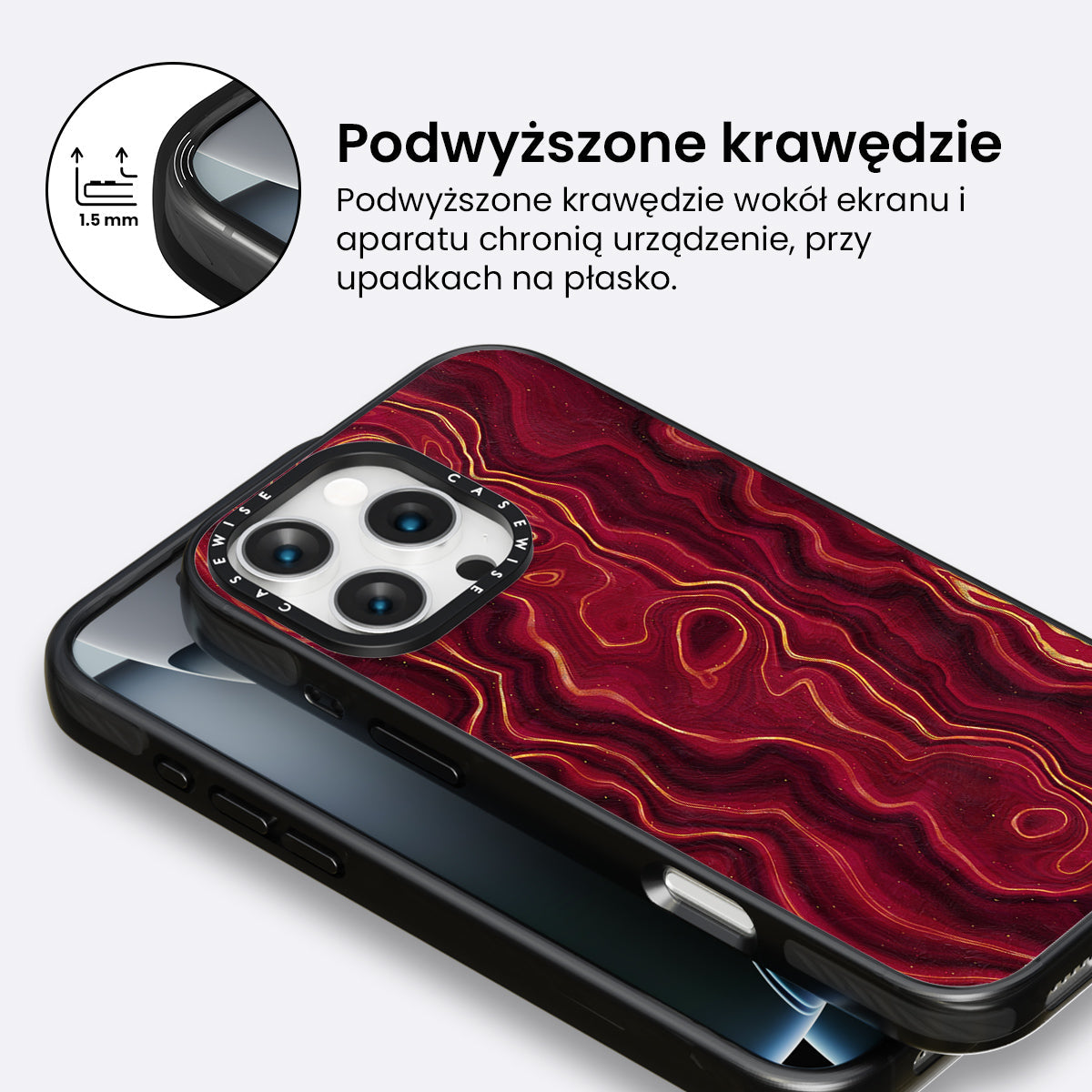 Red Agate Texture 01 - Etui