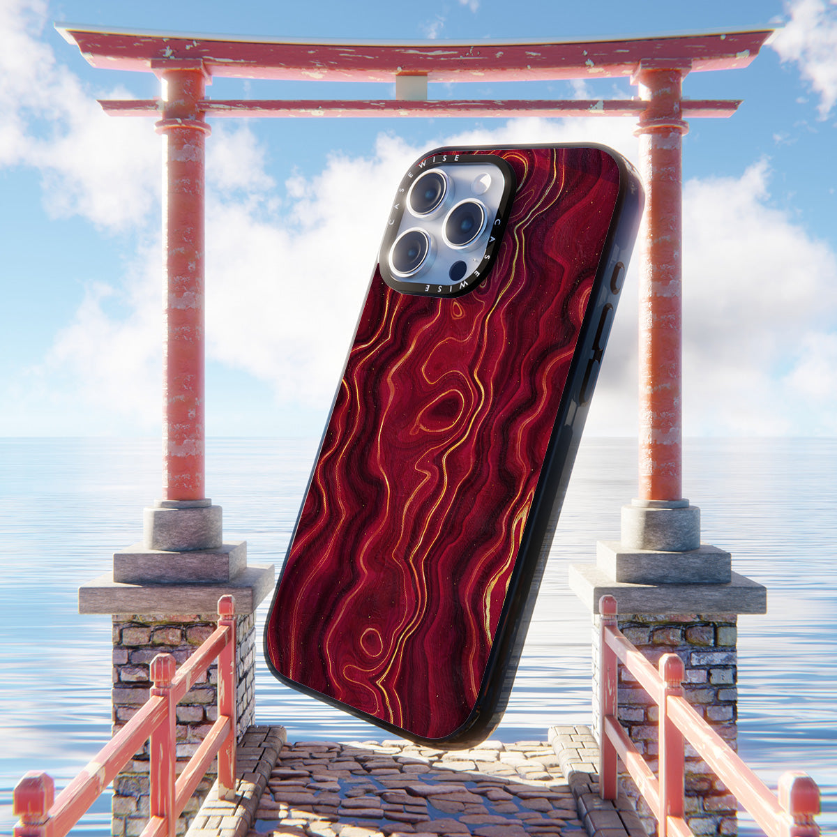 Red Agate Texture 01 - Etui