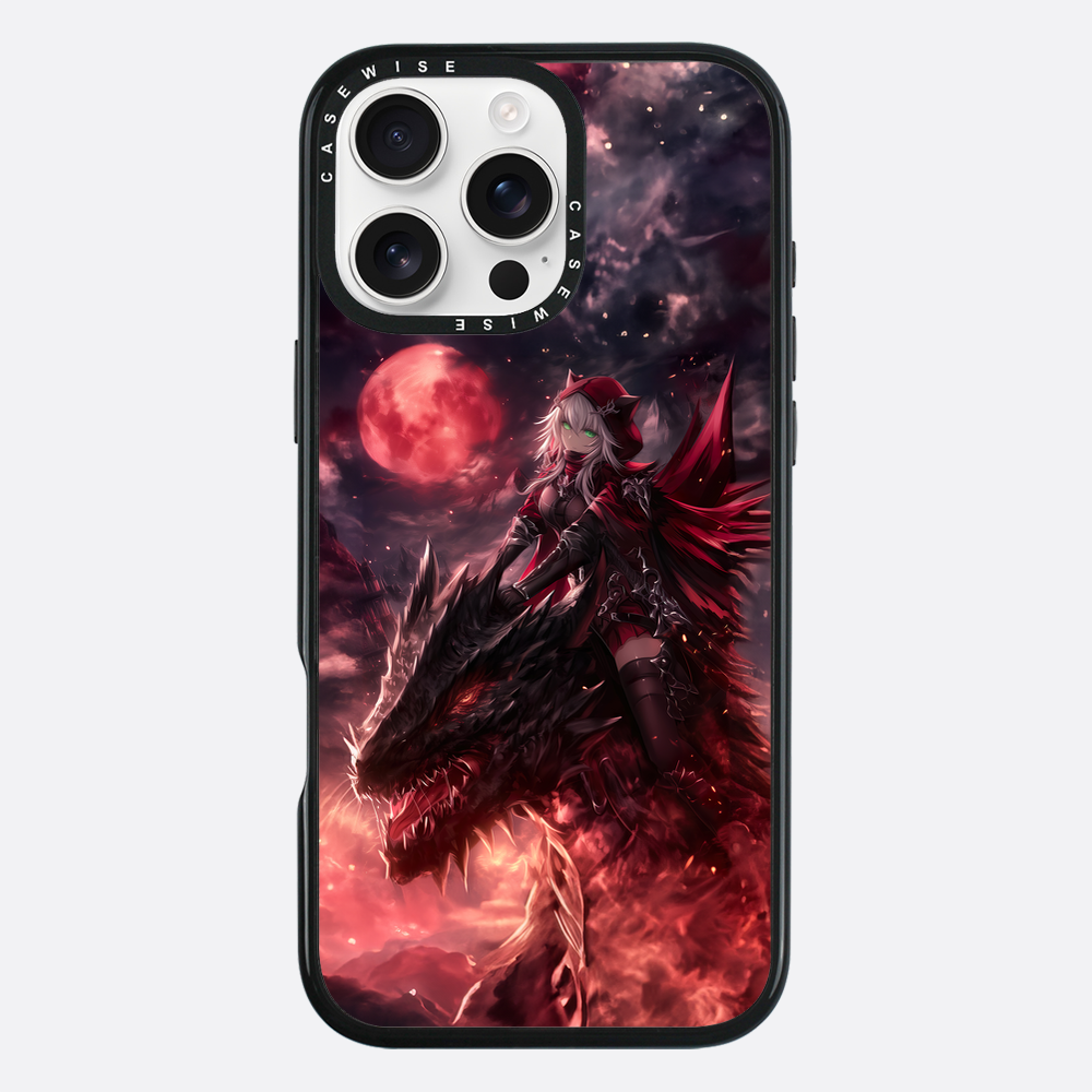 Dragonrider Red Anime Girl - Etui