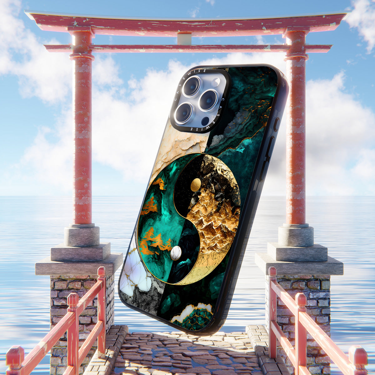 Yin Yang Kintsugi Harmony - Etui