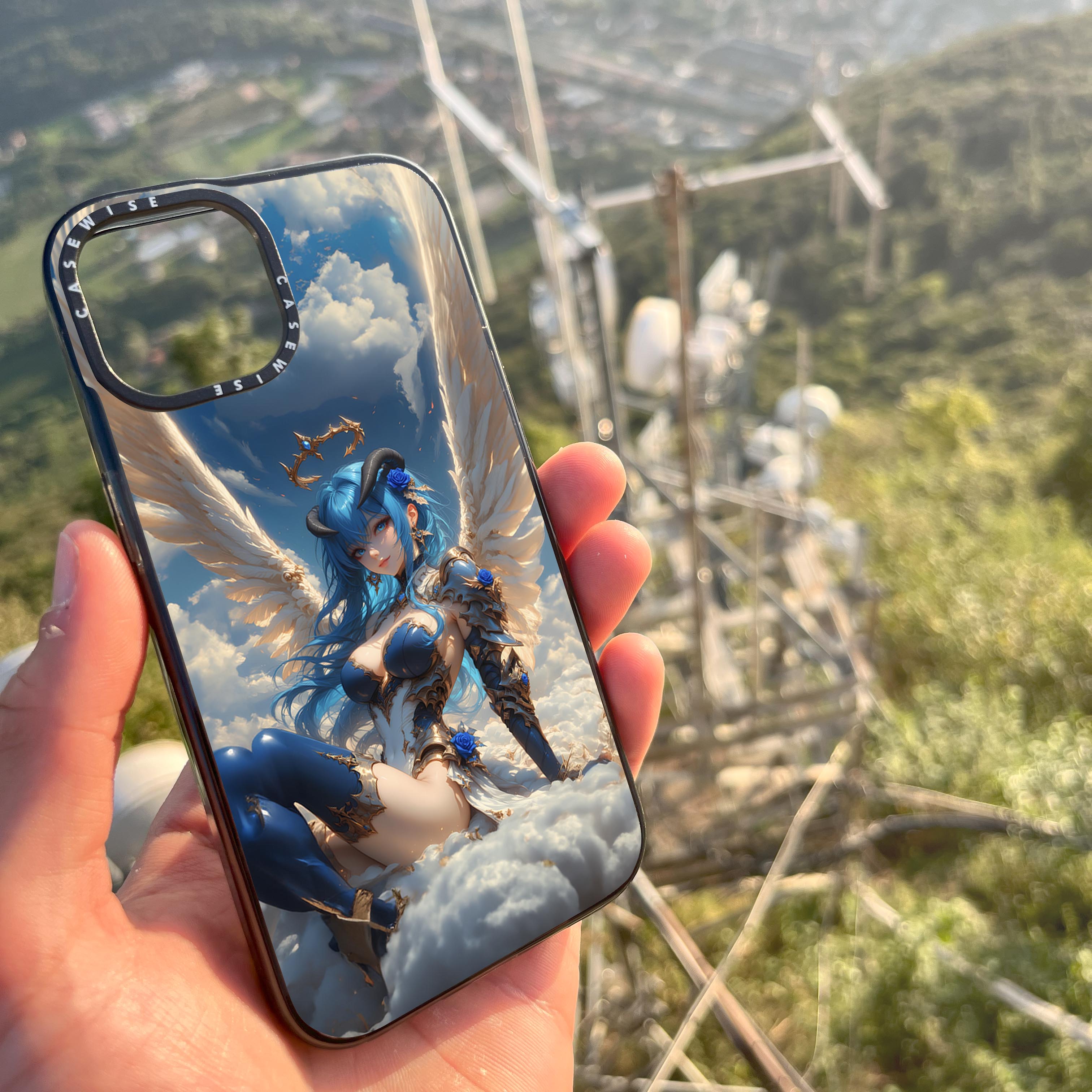 Blue Angel in Clouds - Etui