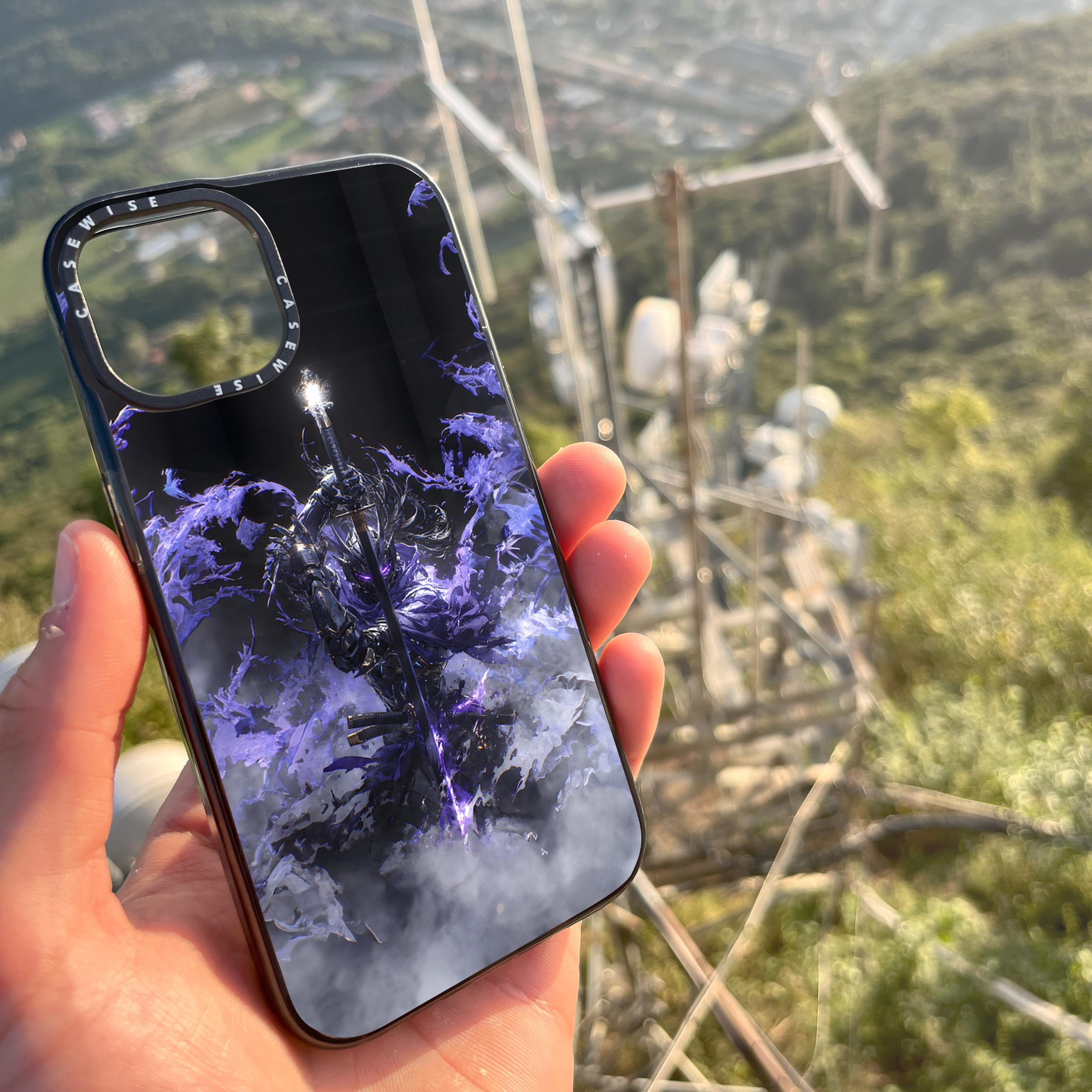 Misty Samurai in Purple - Etui