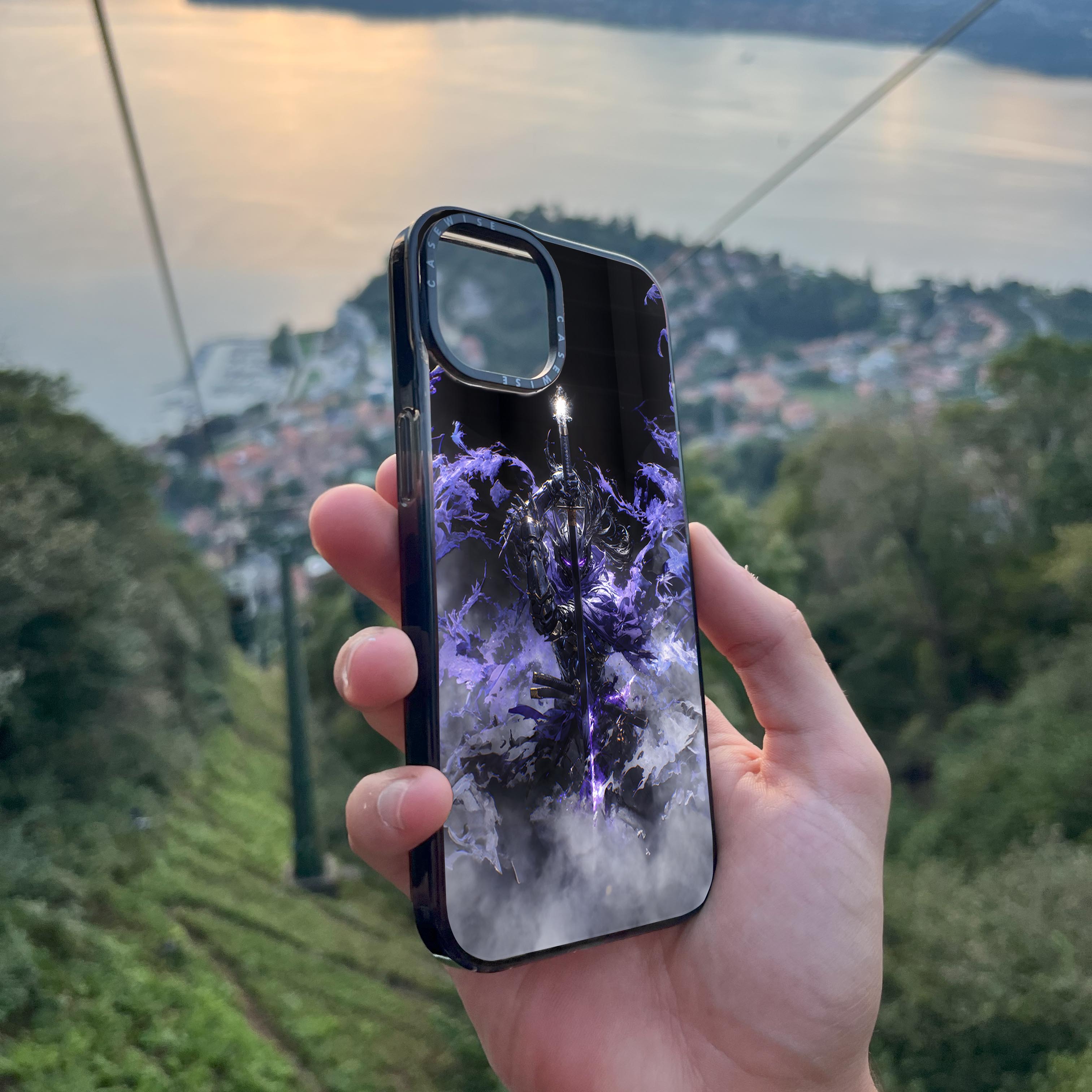 Misty Samurai in Purple - Etui
