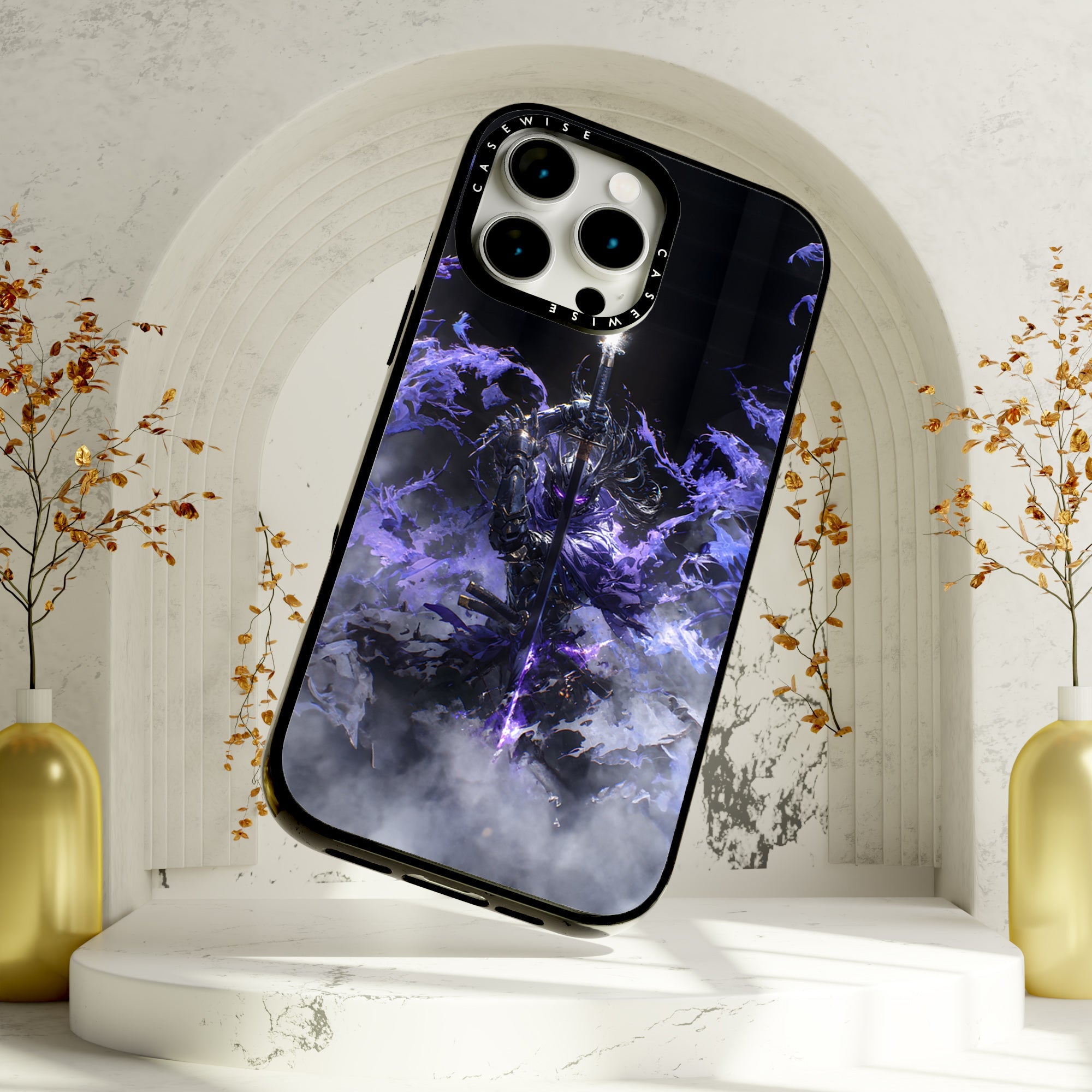 Misty Samurai in Purple - Etui