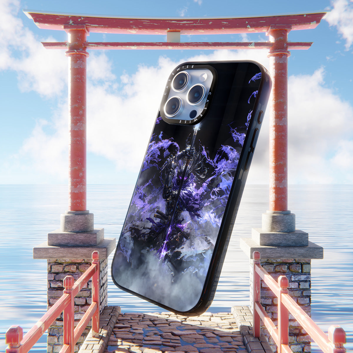 Misty Samurai in Purple - Etui