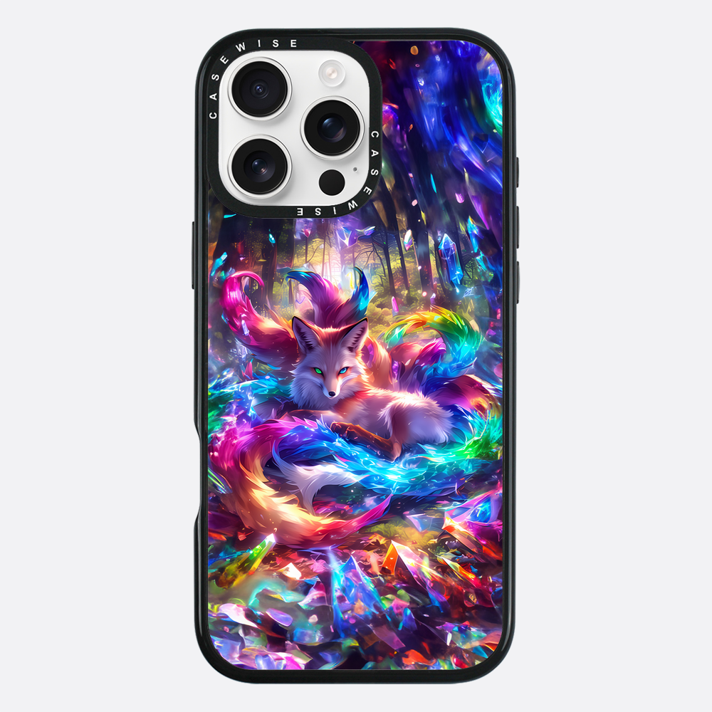 Crystal Rainbow Kitsune Fox - Etui