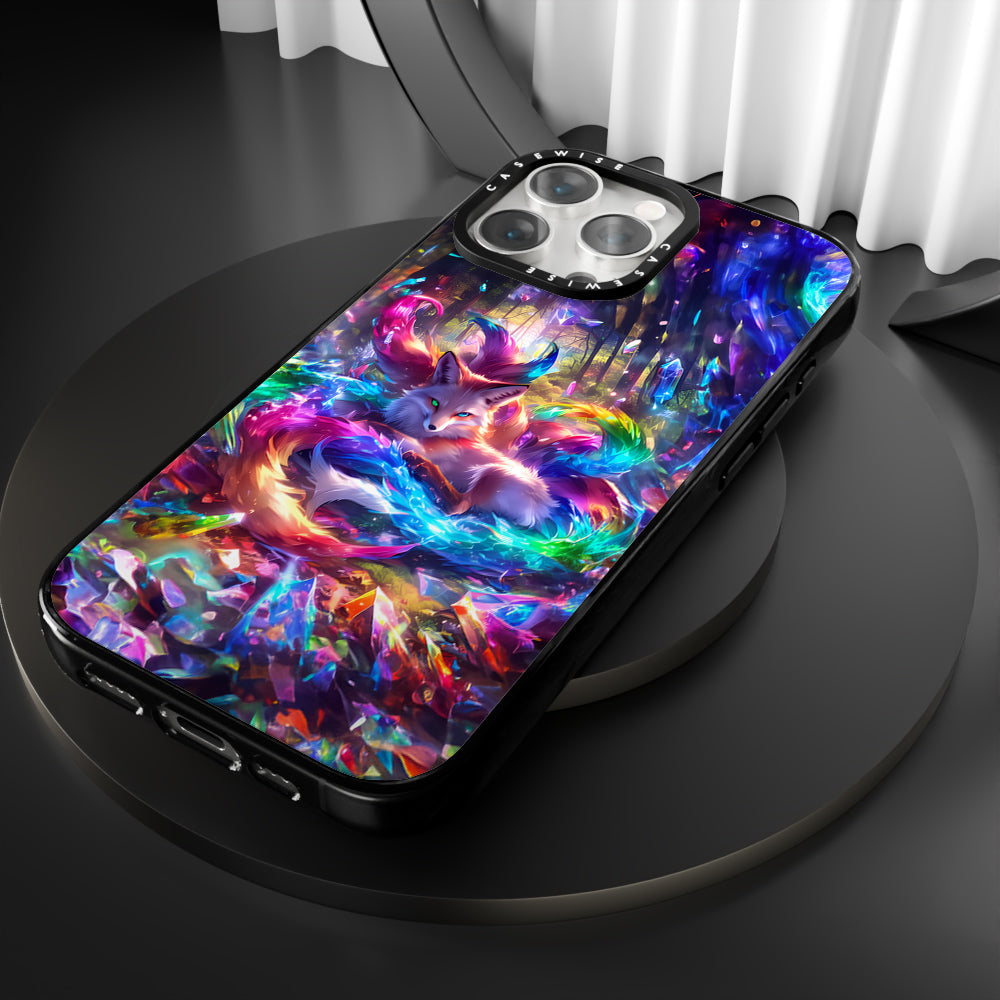 Crystal Rainbow Kitsune Fox - Etui