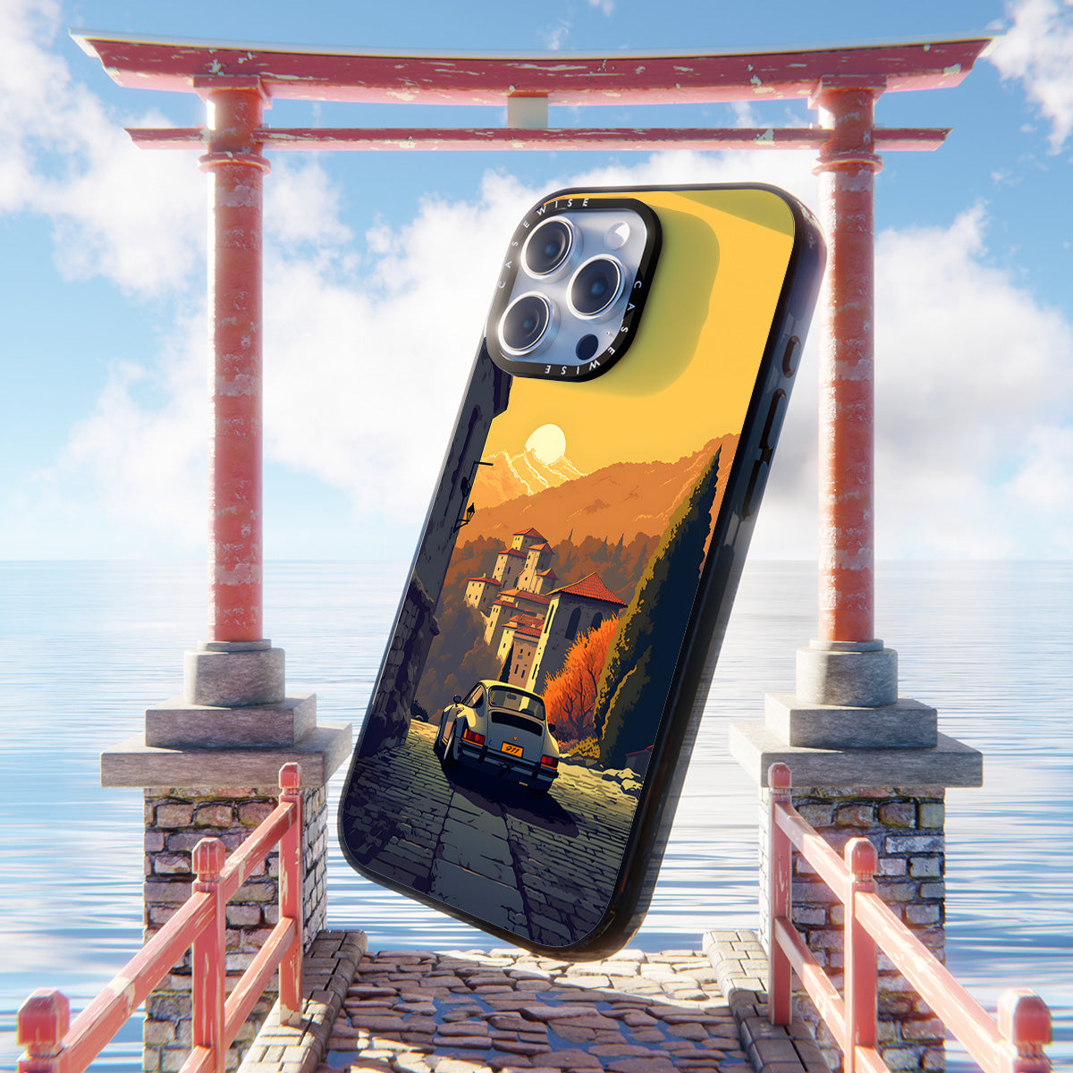 Porsche 911 Vintage Sunset - Etui
