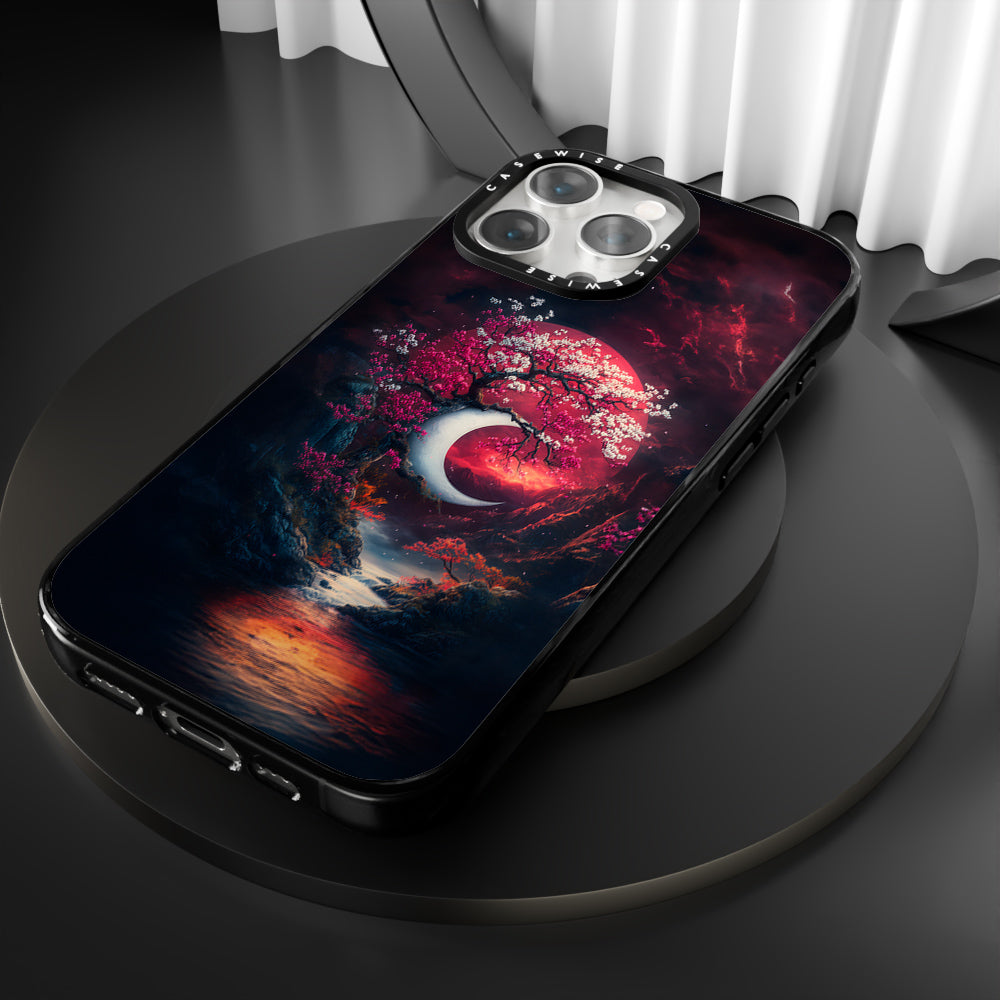 Half Moon Cherry Blossom - Etui