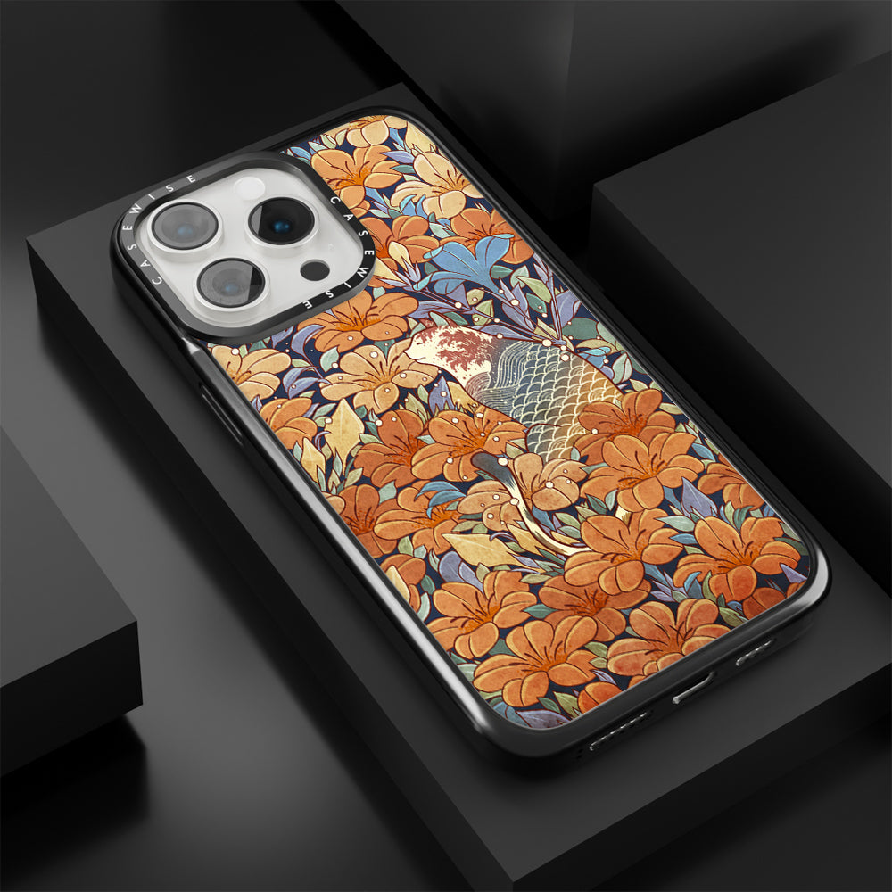 Cat and orange flowers - Etui