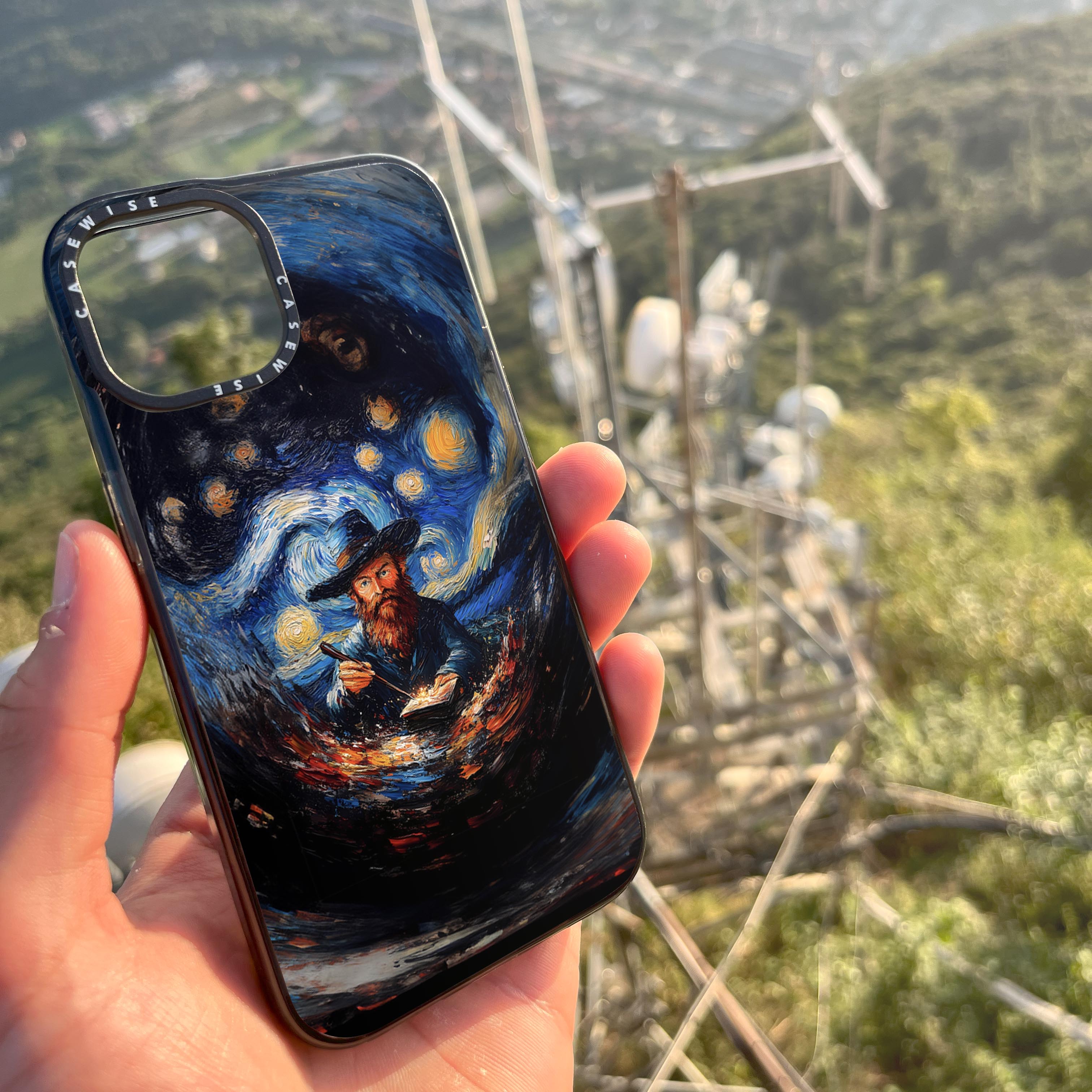 Van Gogh in Starry Night - Etui