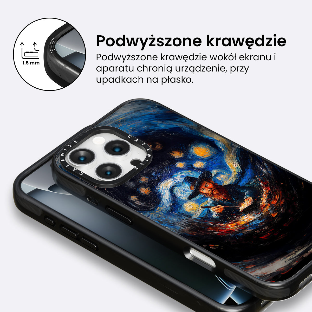 Van Gogh in Starry Night - Etui
