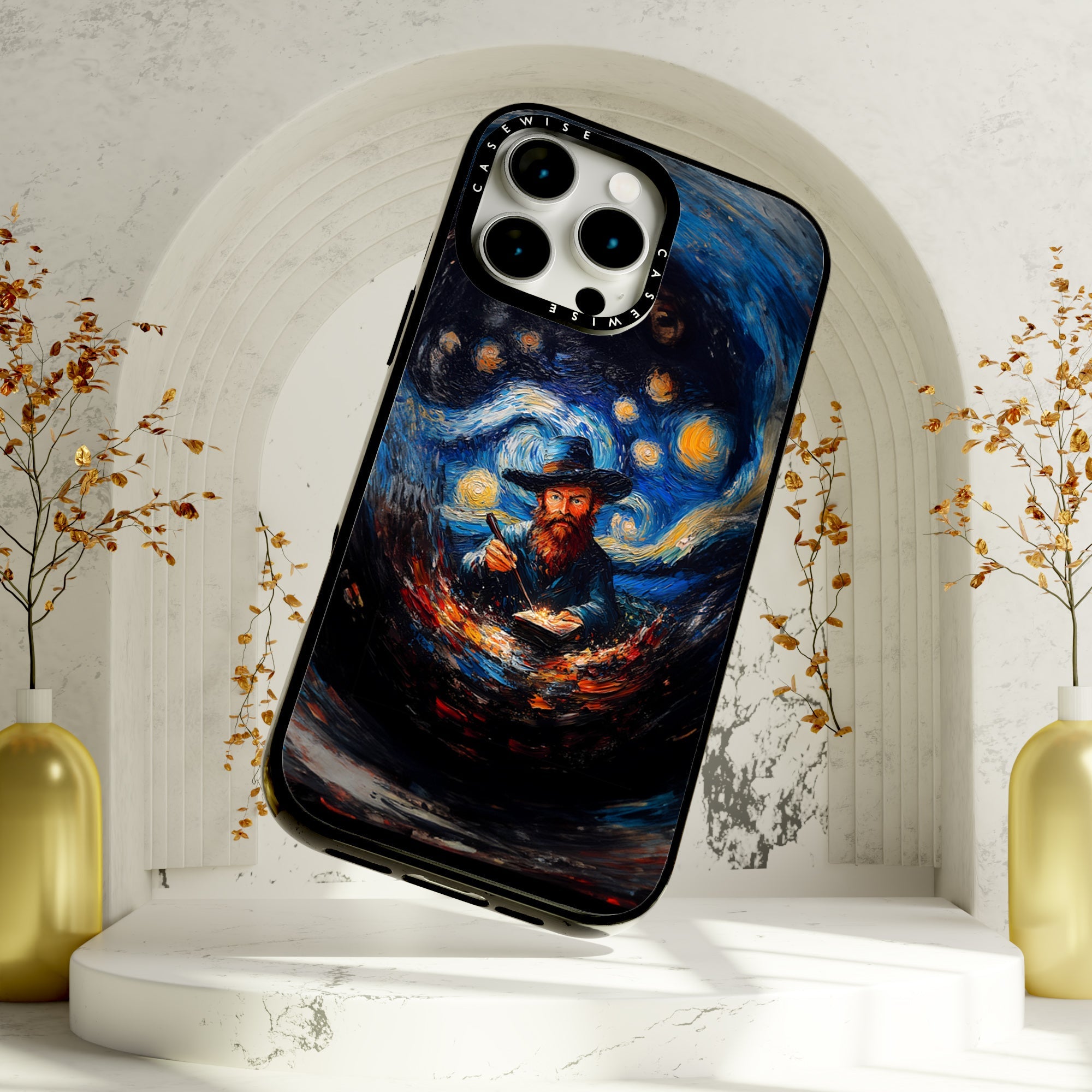 Van Gogh in Starry Night - Etui