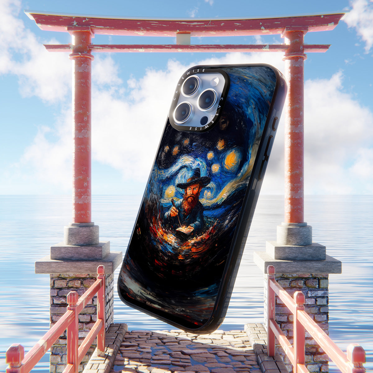 Van Gogh in Starry Night - Etui