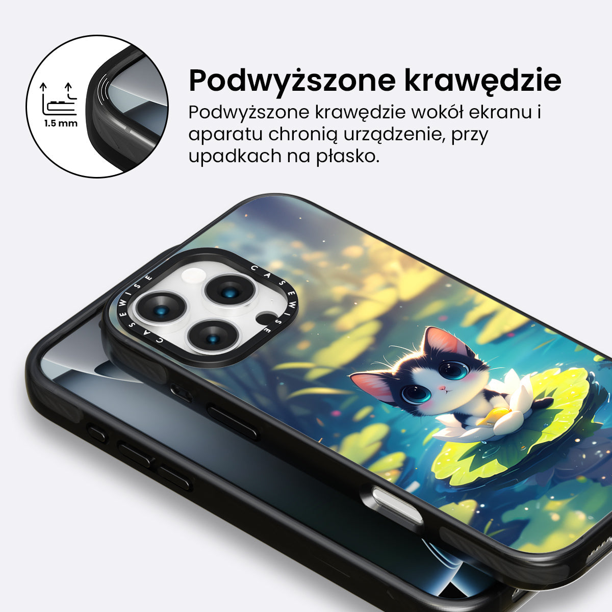 Anime Cat Flower - Etui