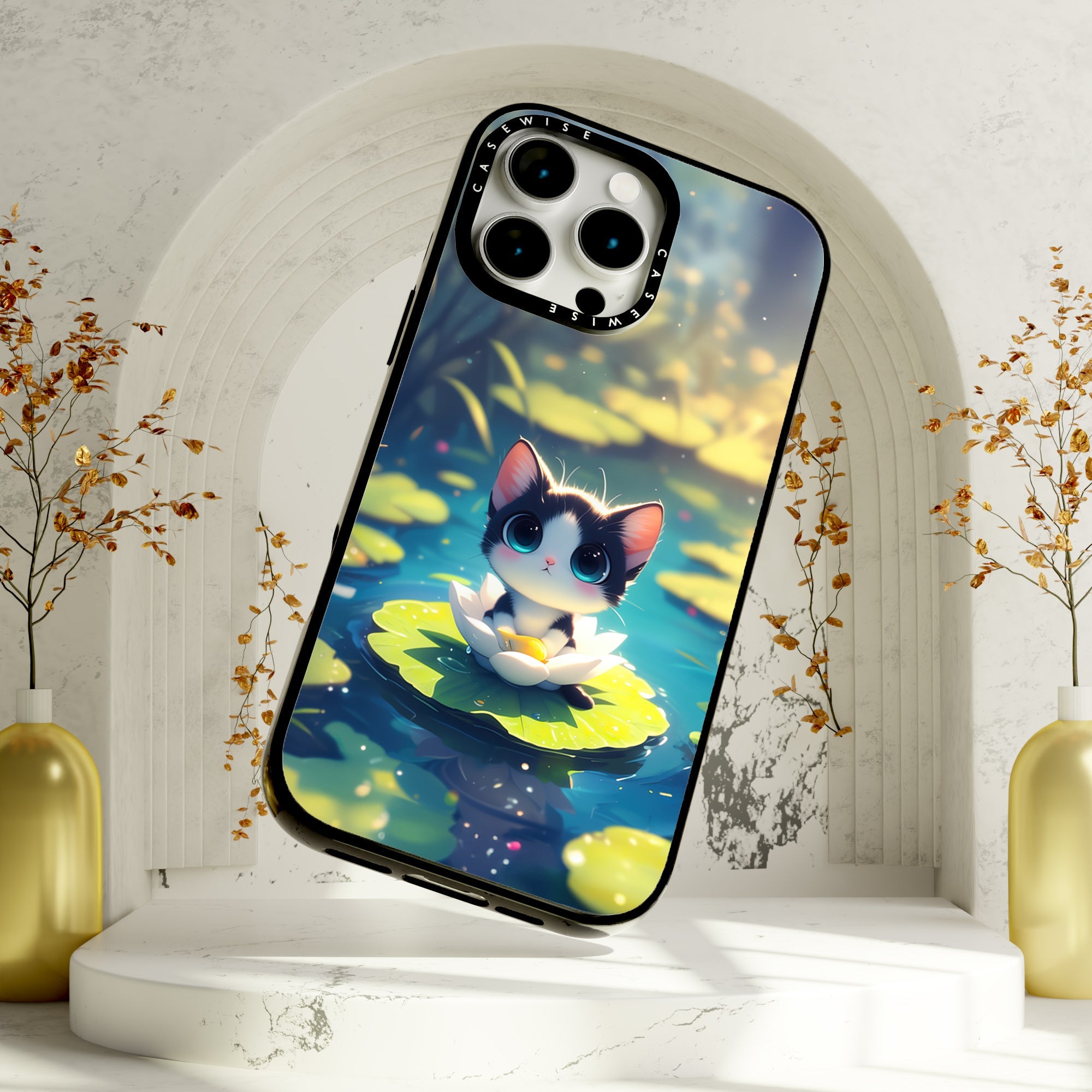 Anime Cat Flower - Etui