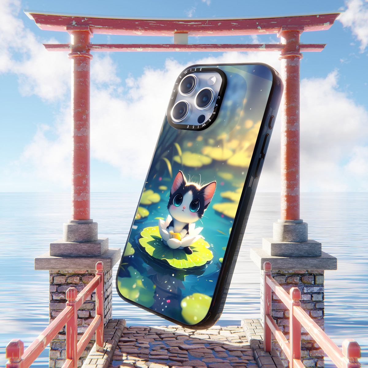 Anime Cat Flower - Etui