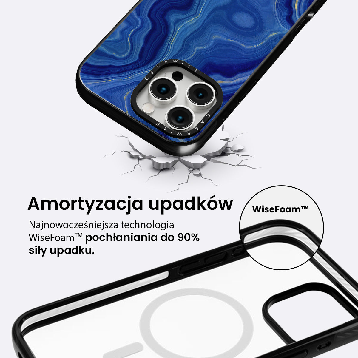 Blue Agate Texture 10 - Etui