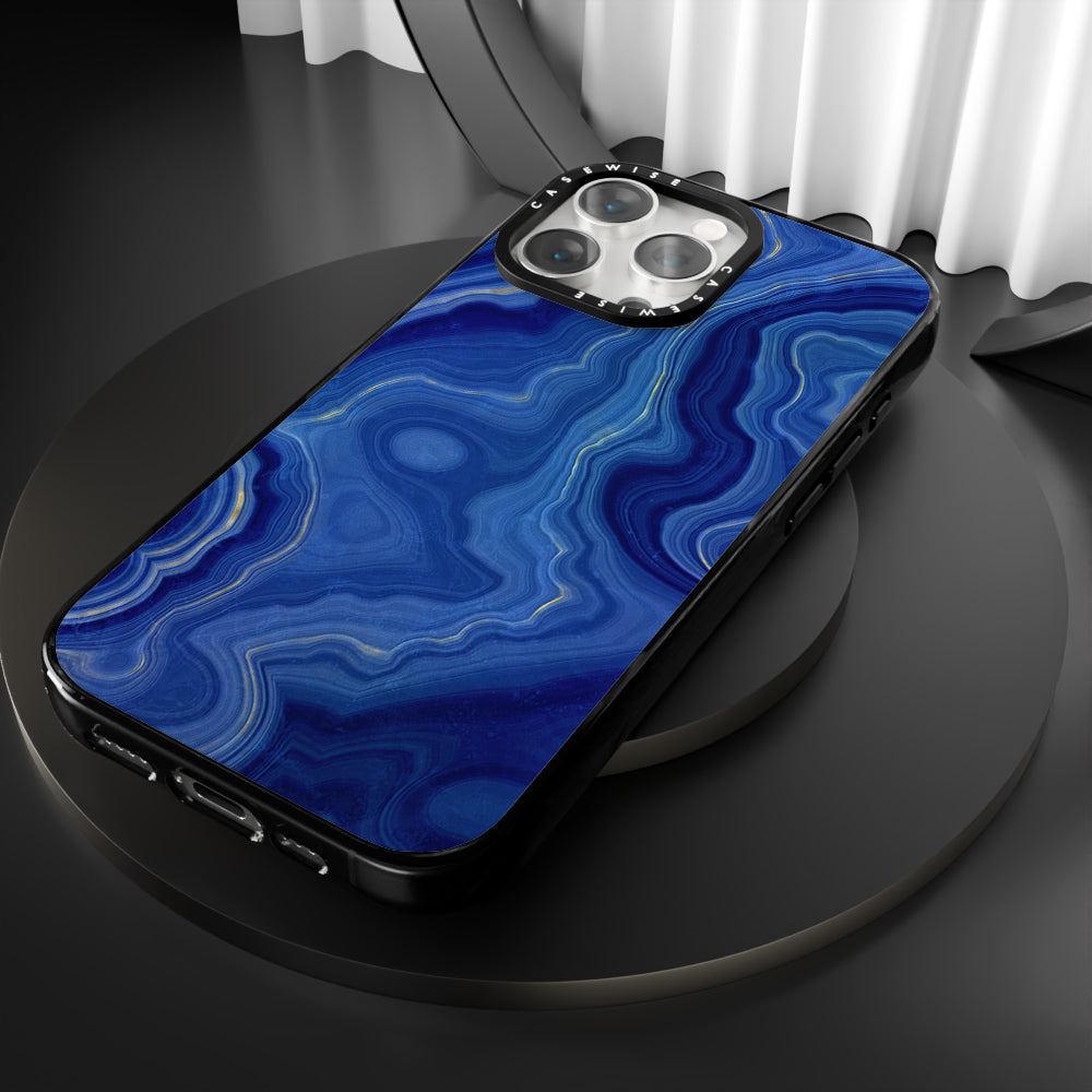 Blue Agate Texture 10 - Etui