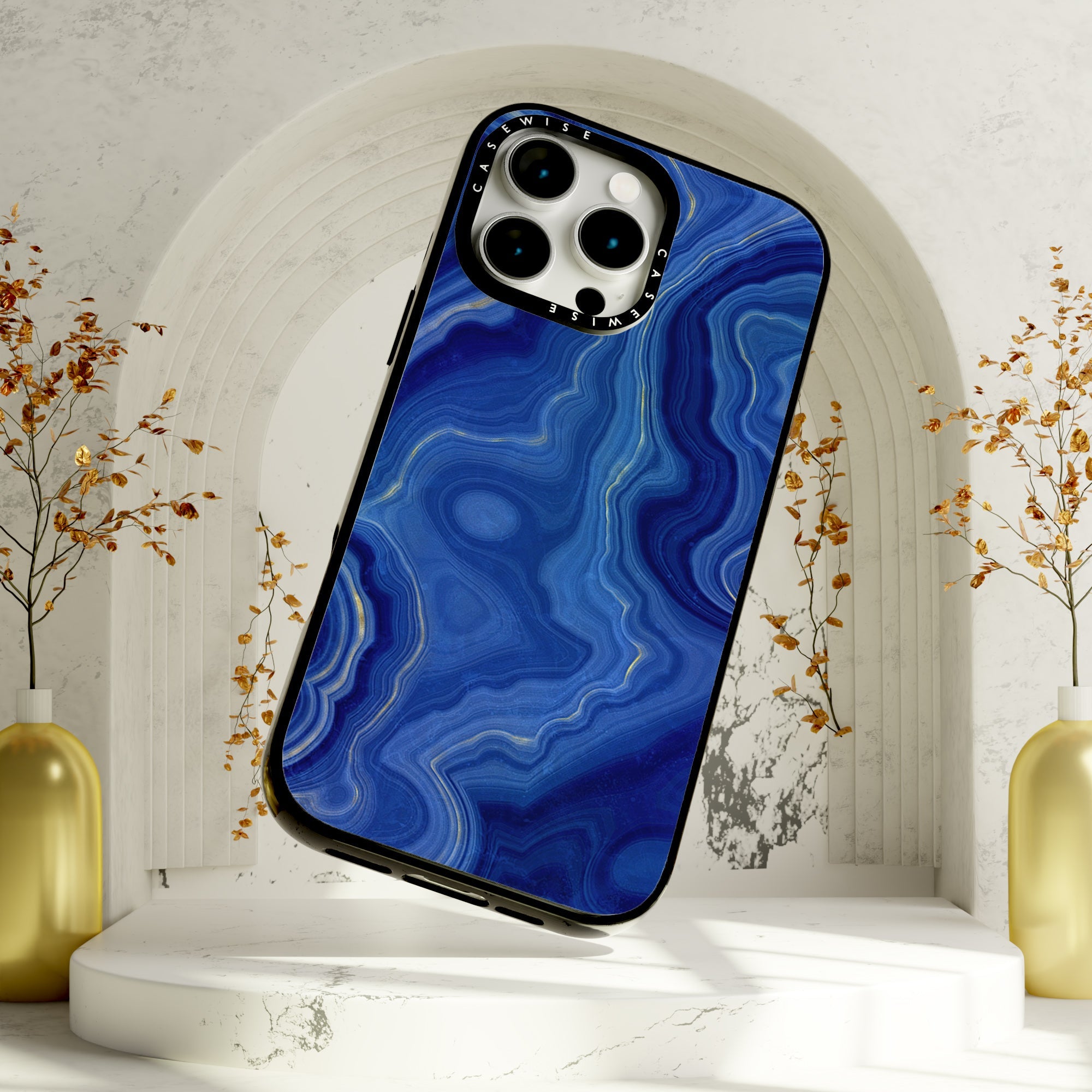 Blue Agate Texture 10 - Etui