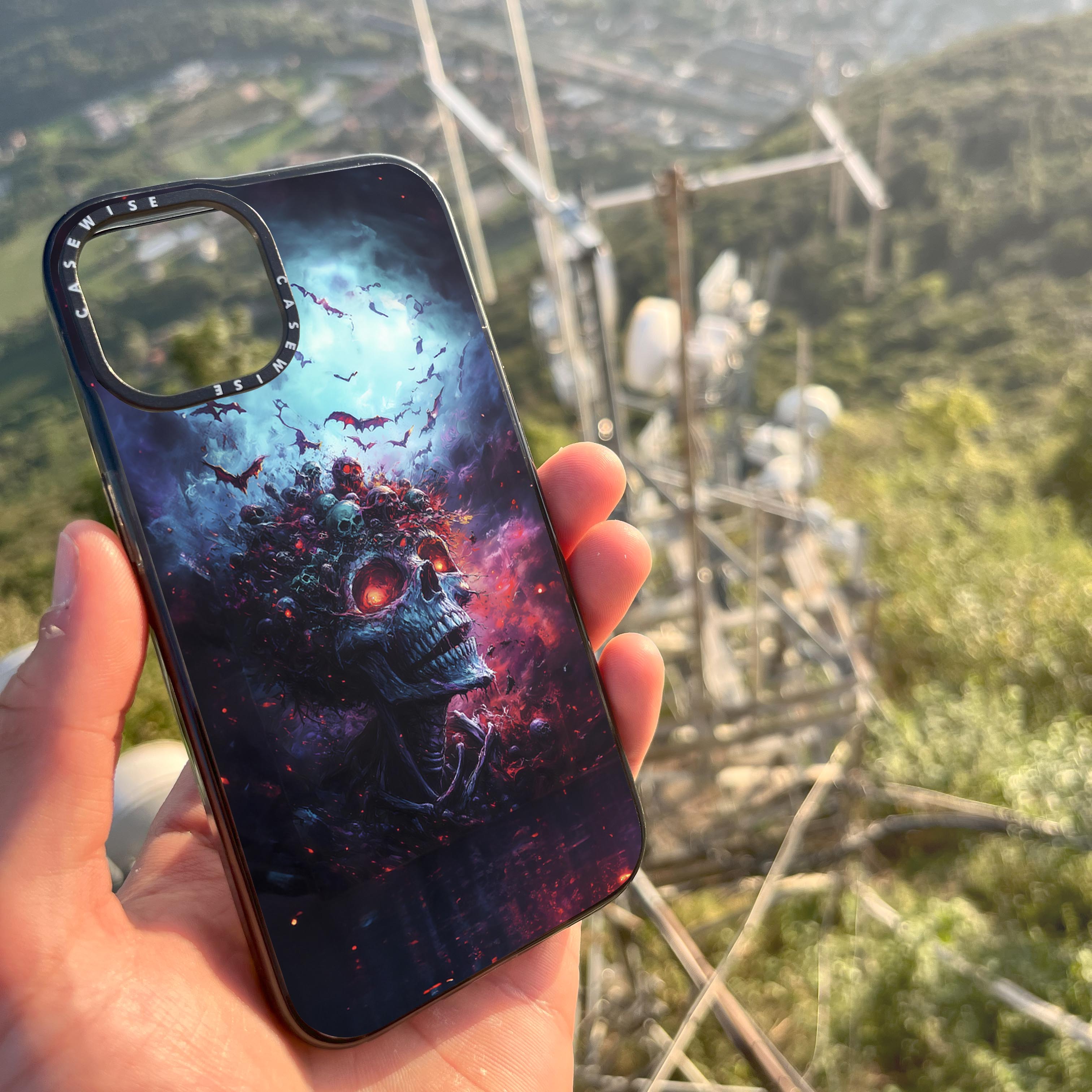 Death Skull Painting - Etui