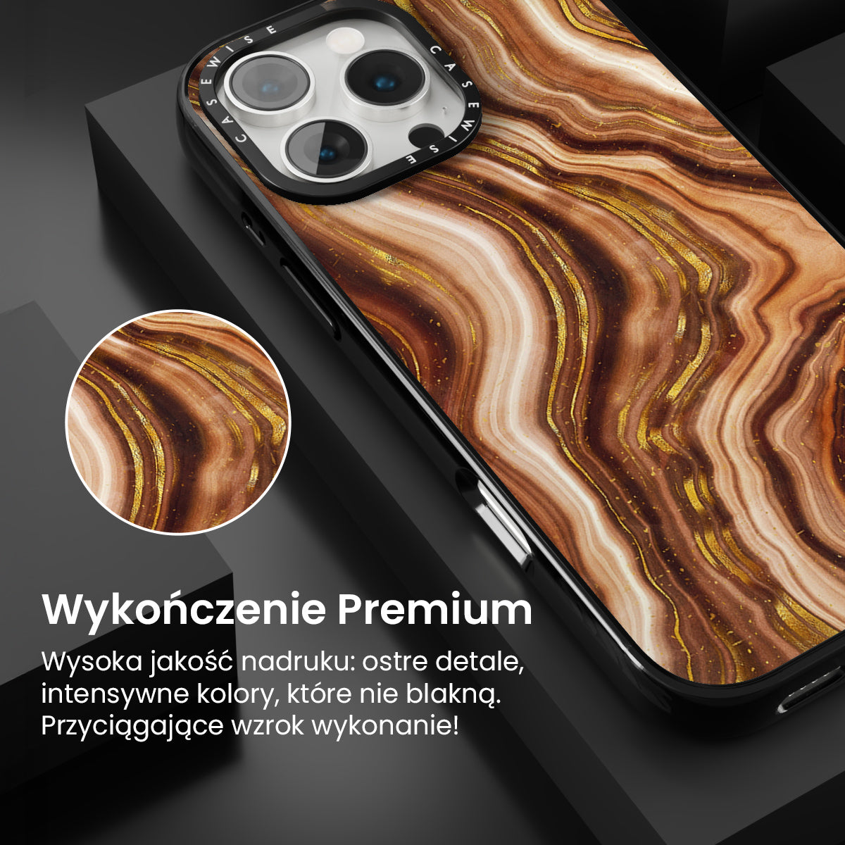 Golden Agate Texture 04 - Etui