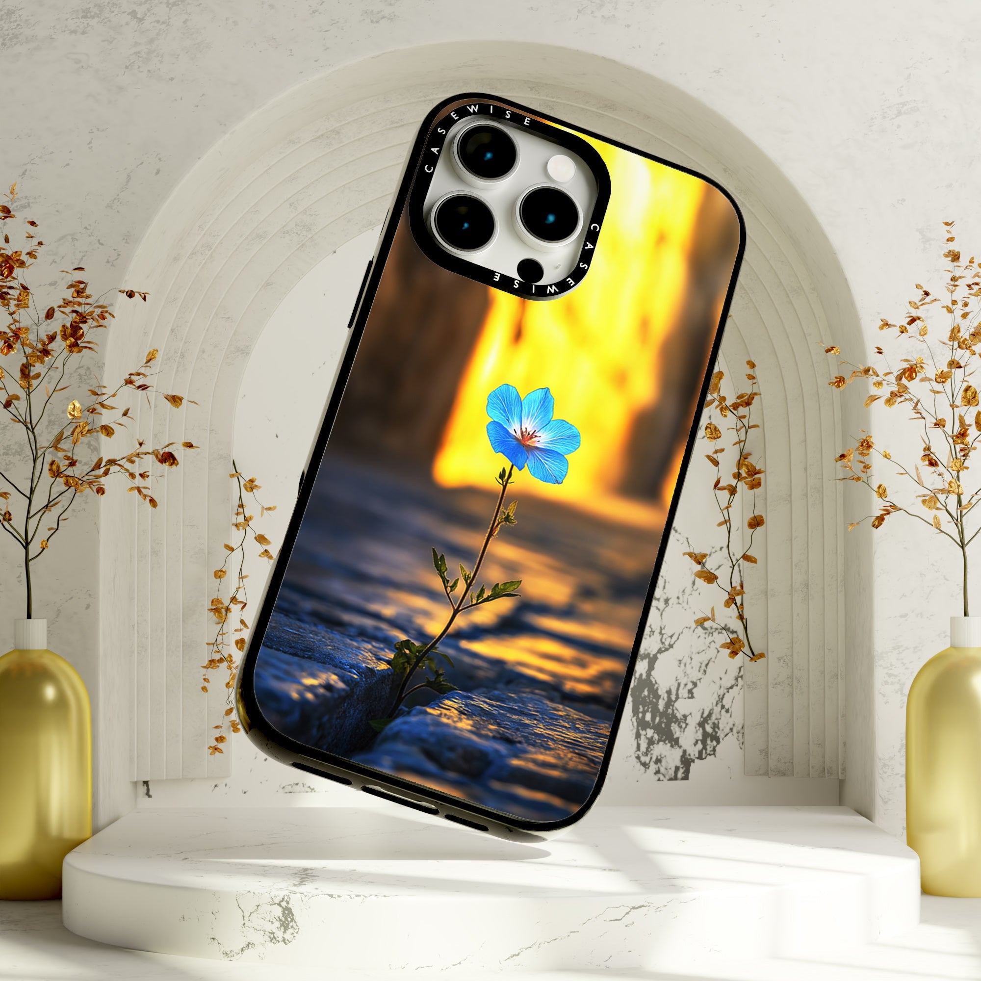 Overcoming the Stone Blue Flower - Etui