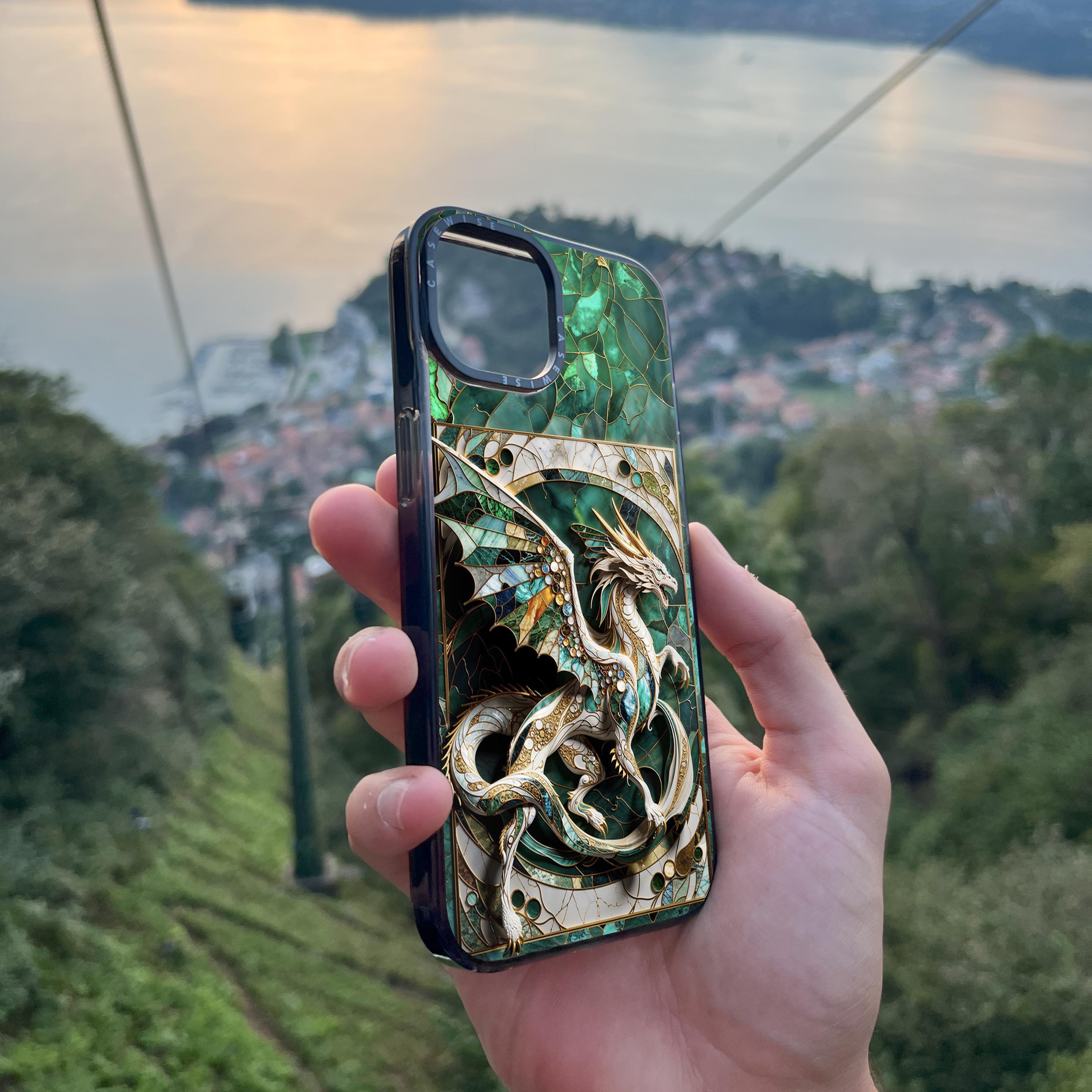 Abstract Dragon Kintsugi - Etui