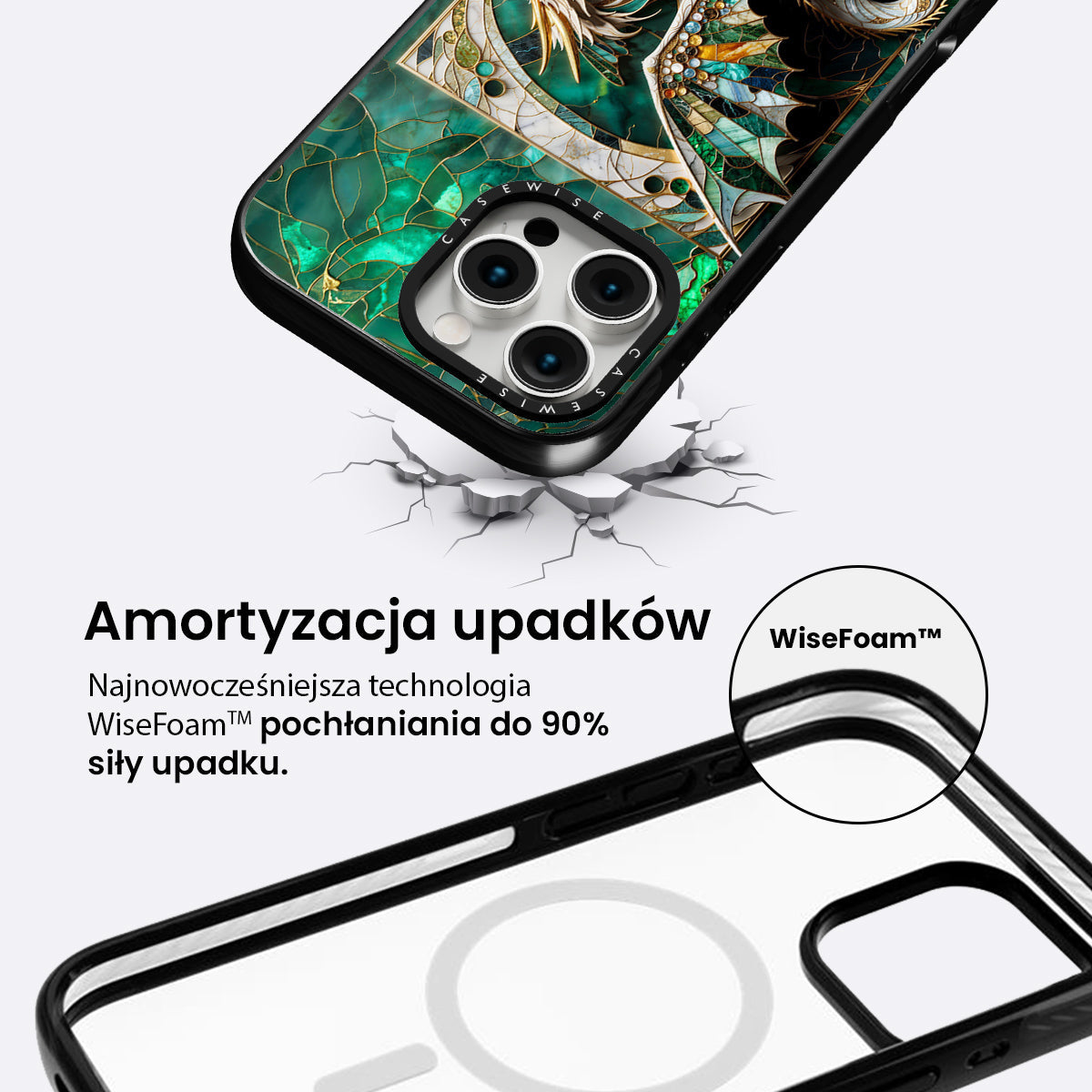 Abstract Dragon Kintsugi - Etui