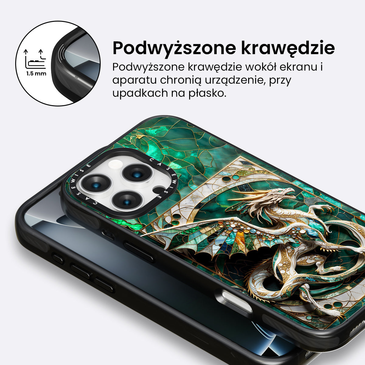 Abstract Dragon Kintsugi - Etui