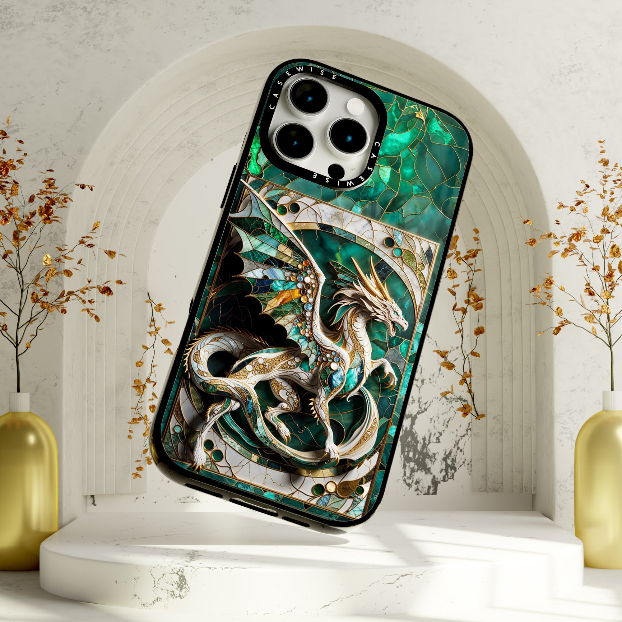 Abstract Dragon Kintsugi - Etui