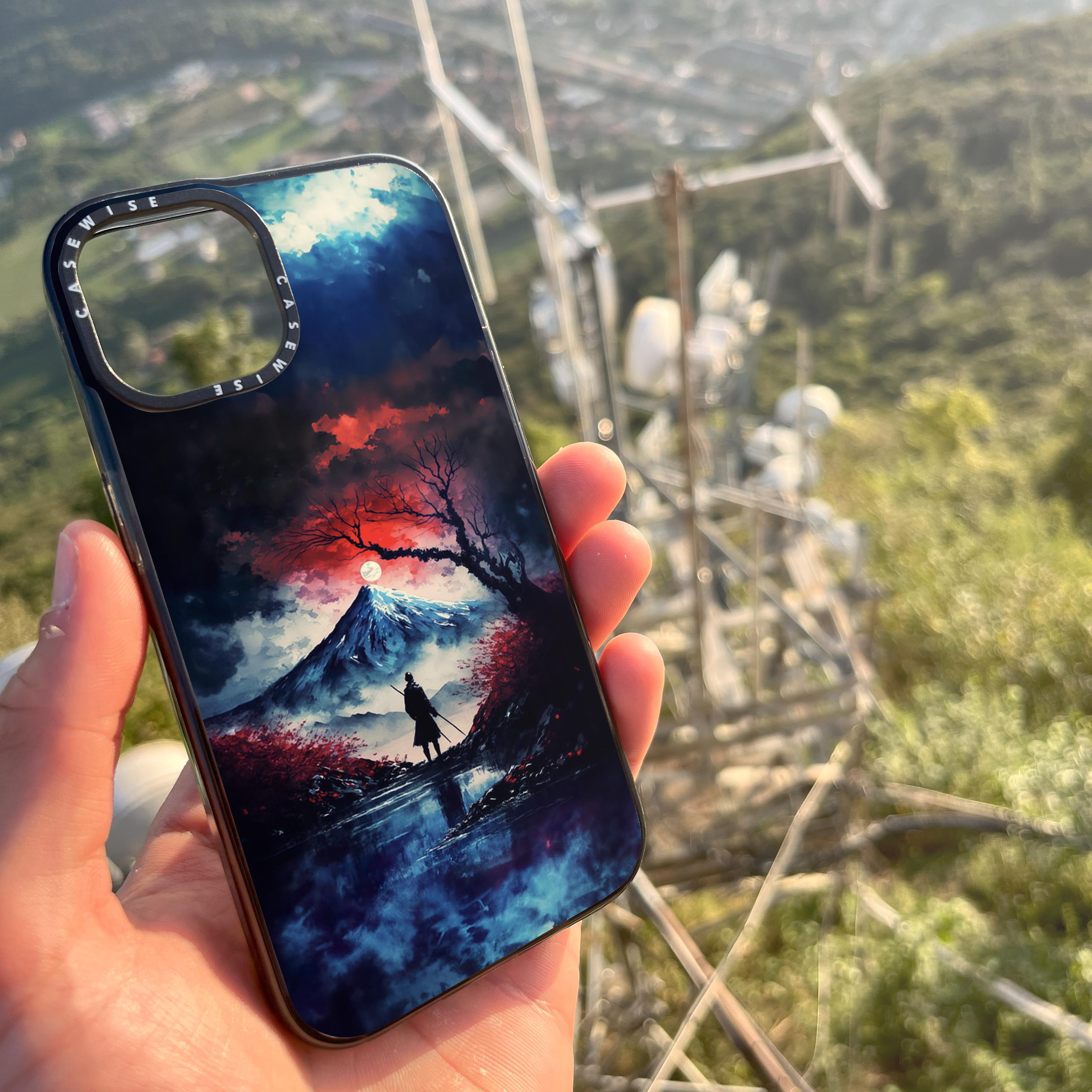 Japanese Misty Mountain - Etui